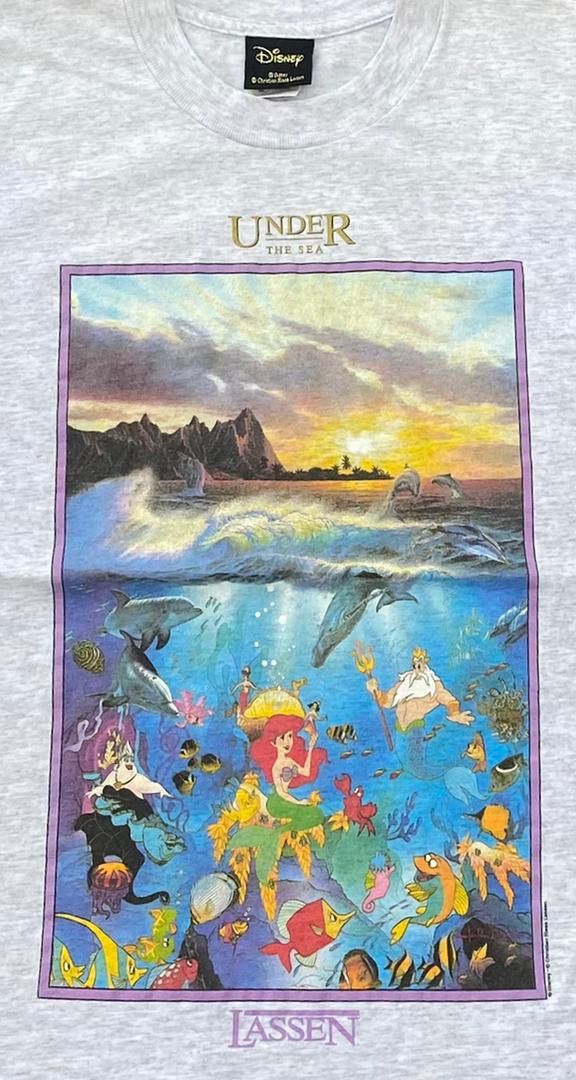 Disney × Vintage Vintage Tee DISNEY UNDER THE SEA MOVIE PROMO ( A12 ) Size US M / EU 48-50 / 2 - 2 Thumbnail
