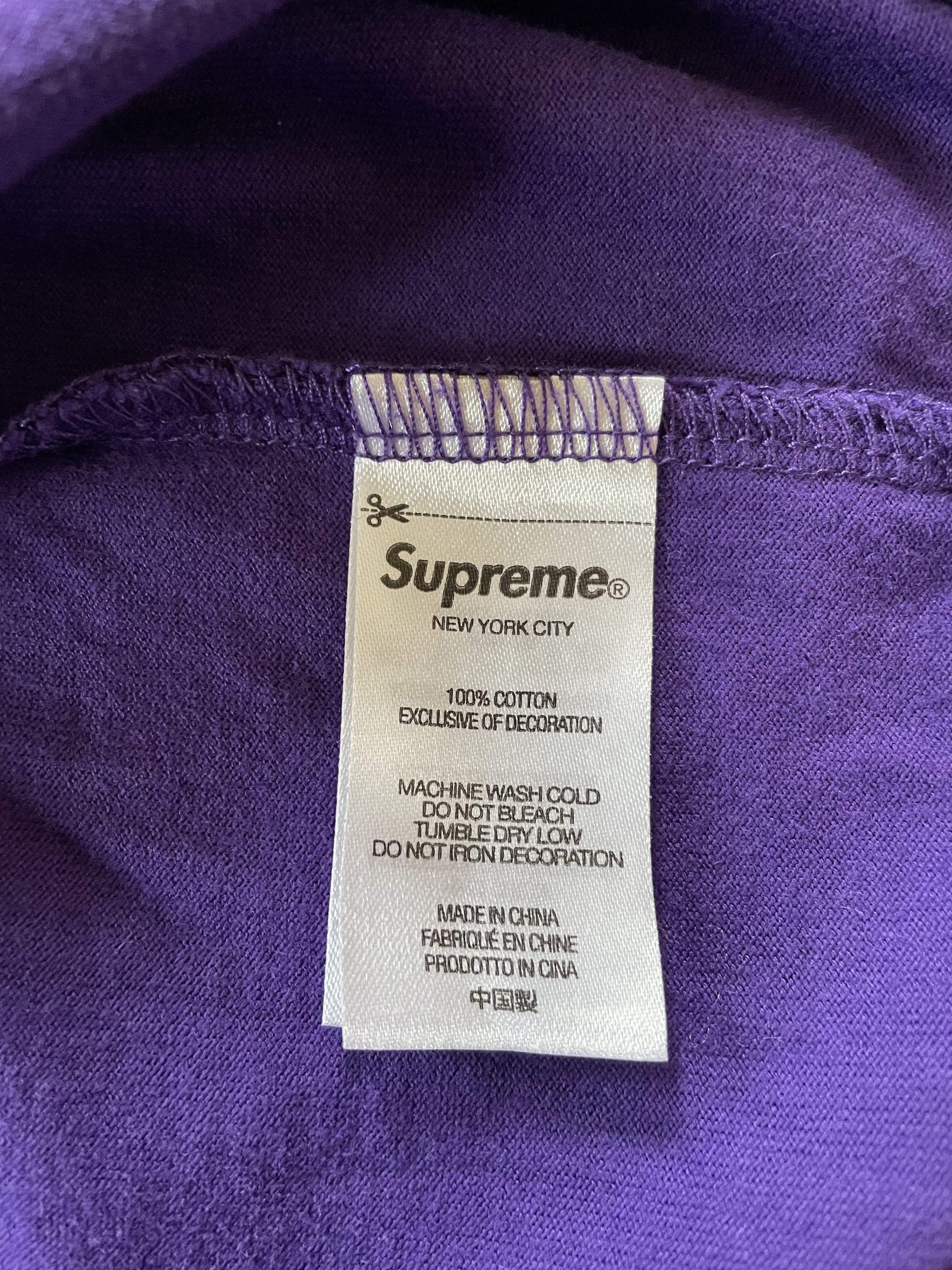 Supreme Supreme Small Box Logo Longsleeve T-shirt Purple Size US L / EU 52-54 / 3 - 5 Thumbnail