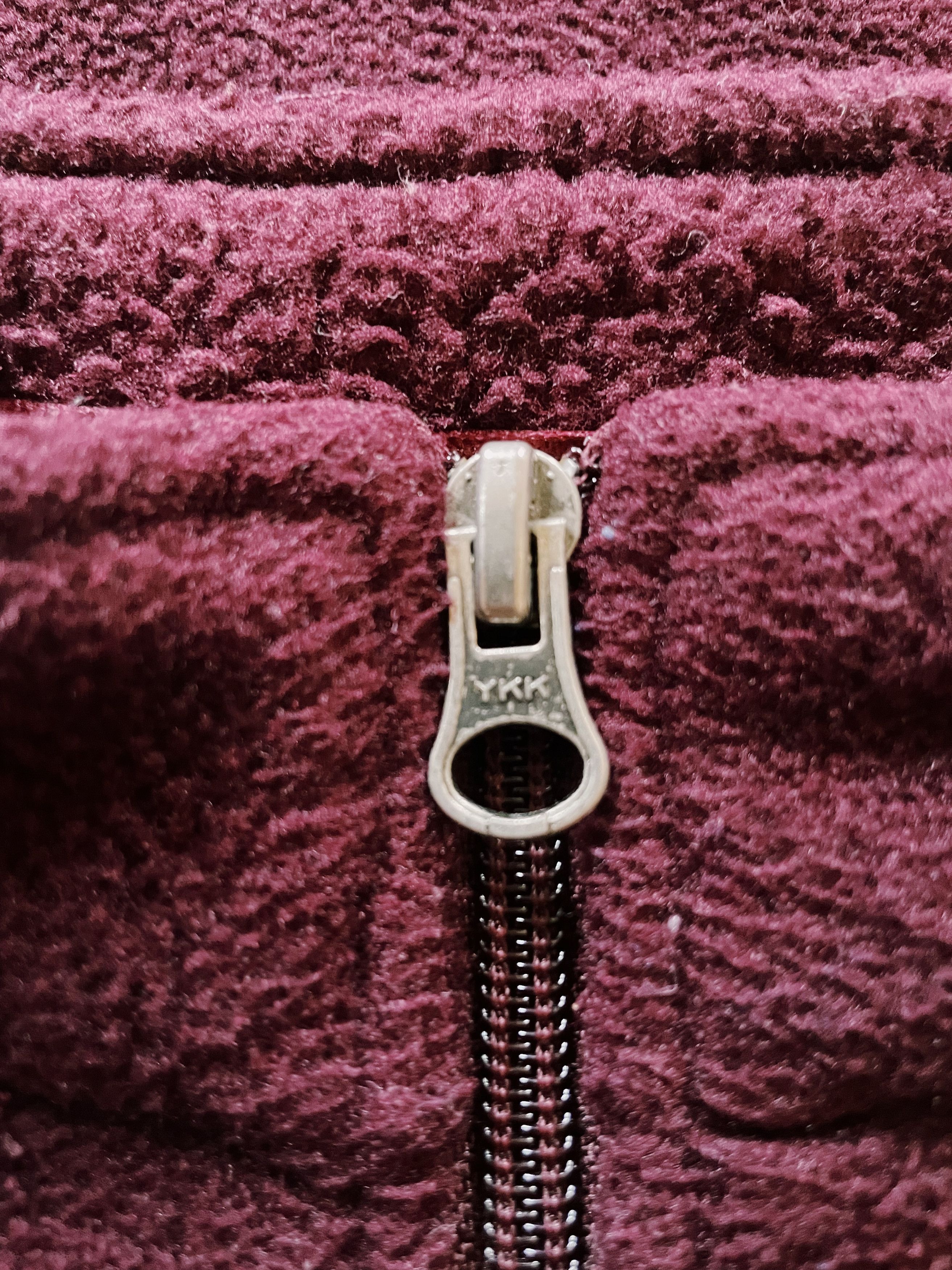 Supreme × Vintage Vintage 2000 Supreme Polartec Fleece Zip Up Jacket Burgundy Size US M / EU 48-50 / 2 - 6 Thumbnail