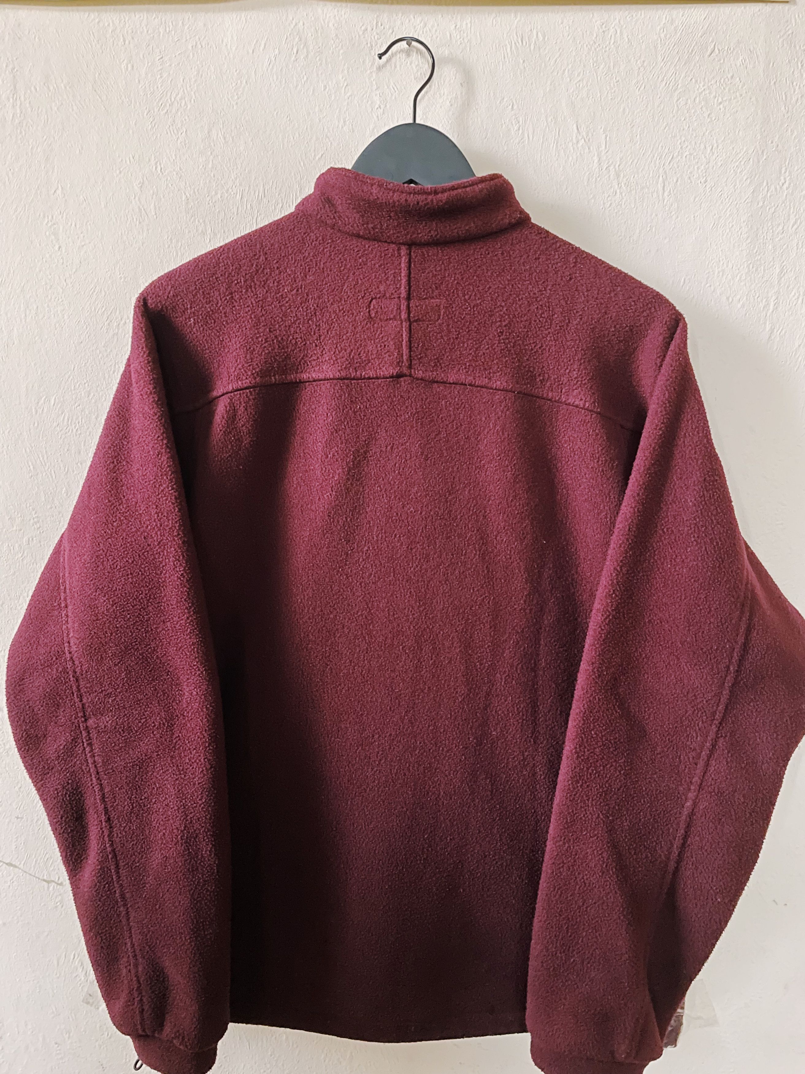 Supreme × Vintage Vintage 2000 Supreme Polartec Fleece Zip Up Jacket Burgundy Size US M / EU 48-50 / 2 - 2 Thumbnail
