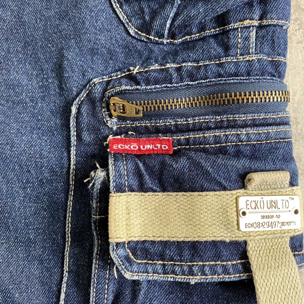 Ecko Unltd. Vintage Ecko Unltd Cargo Baggy Denim Jeans Size US 33 - 9 Thumbnail
