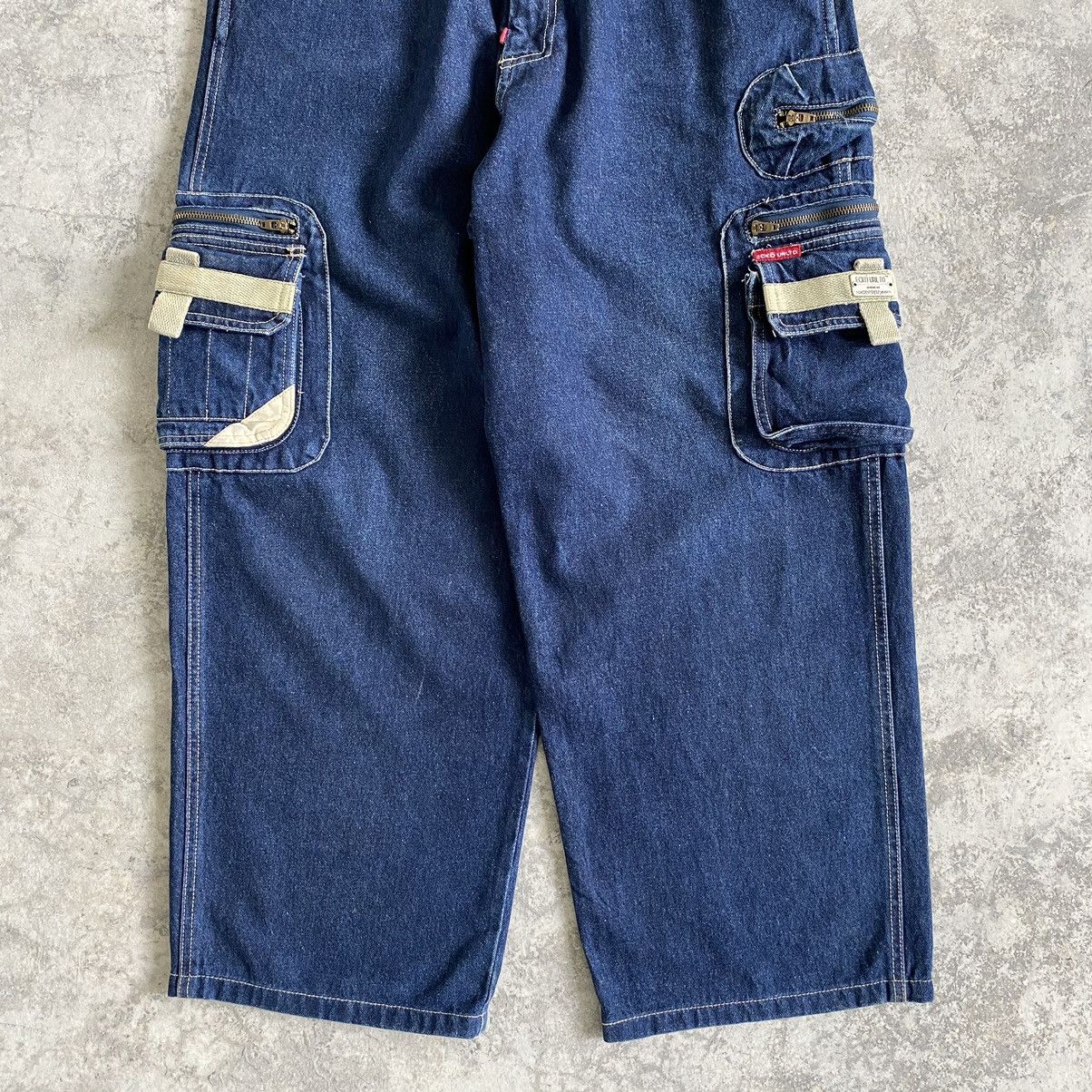 Ecko Unltd. Vintage Ecko Unltd Cargo Baggy Denim Jeans Size US 33 - 4 Thumbnail