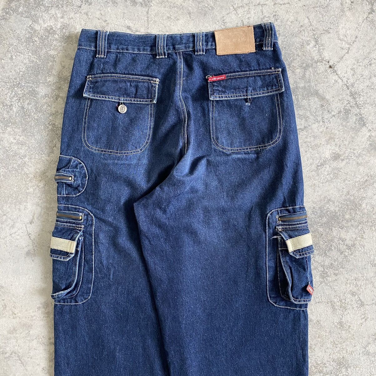 Ecko Unltd. Vintage Ecko Unltd Cargo Baggy Denim Jeans Size US 33 - 14 Thumbnail
