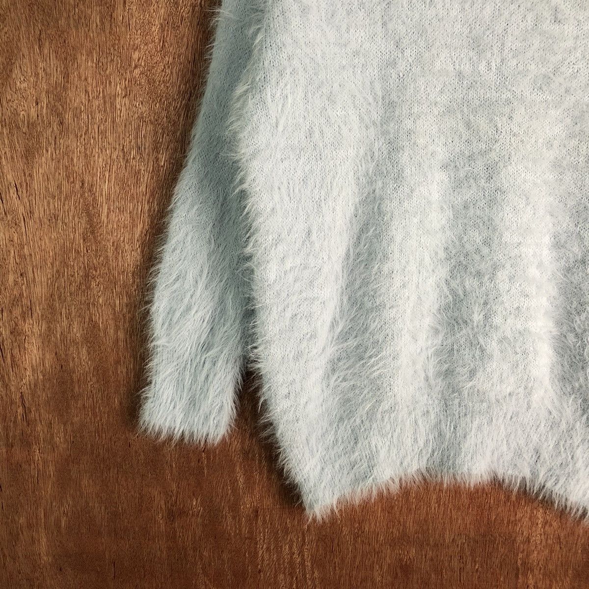 Vintage Sevendays Sunday soft fur Shag Shaggy mohair Knitwear #6537 Size L / US 10 / IT 46 - 4 Thumbnail