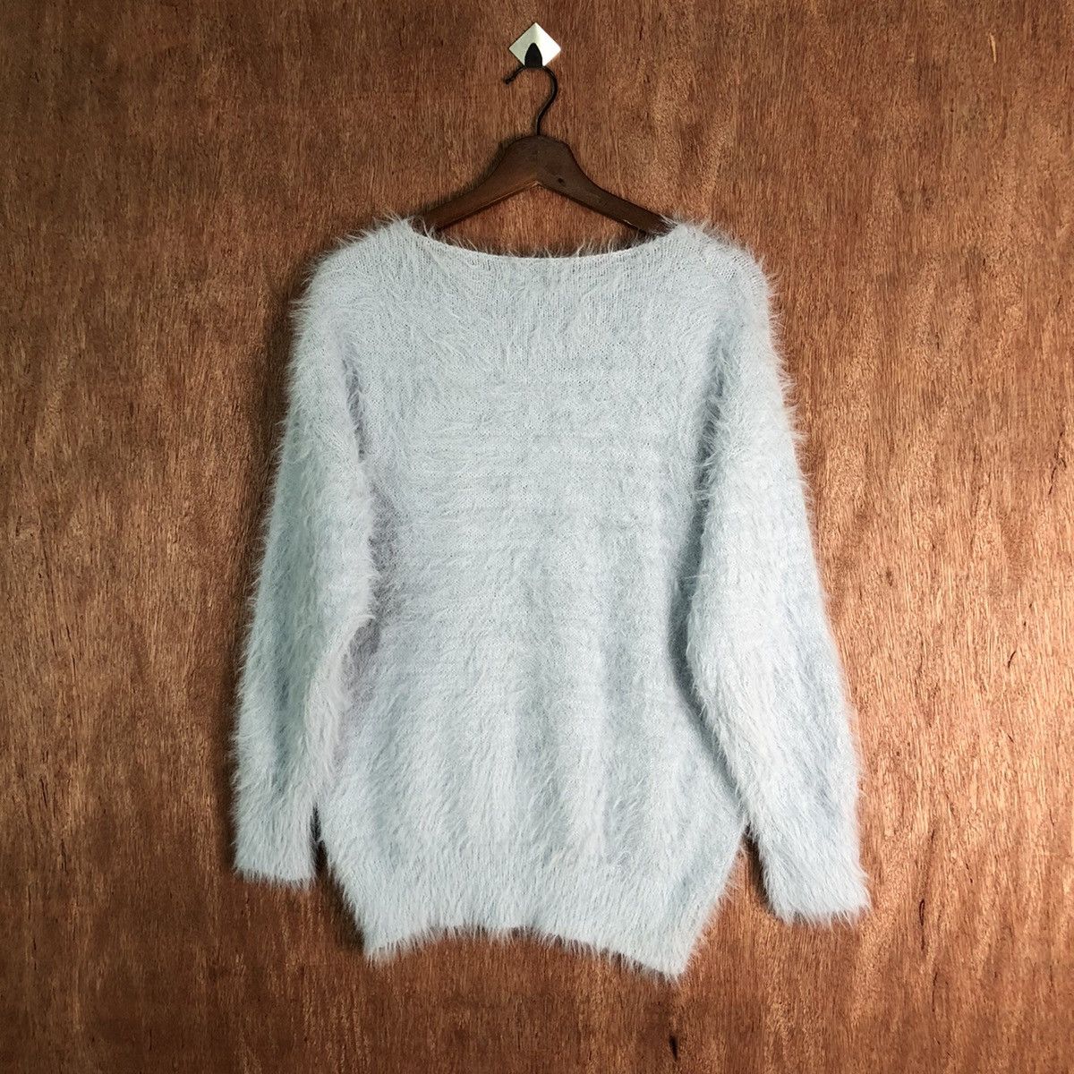Vintage Sevendays Sunday soft fur Shag Shaggy mohair Knitwear #6537 Size L / US 10 / IT 46 - 9 Thumbnail