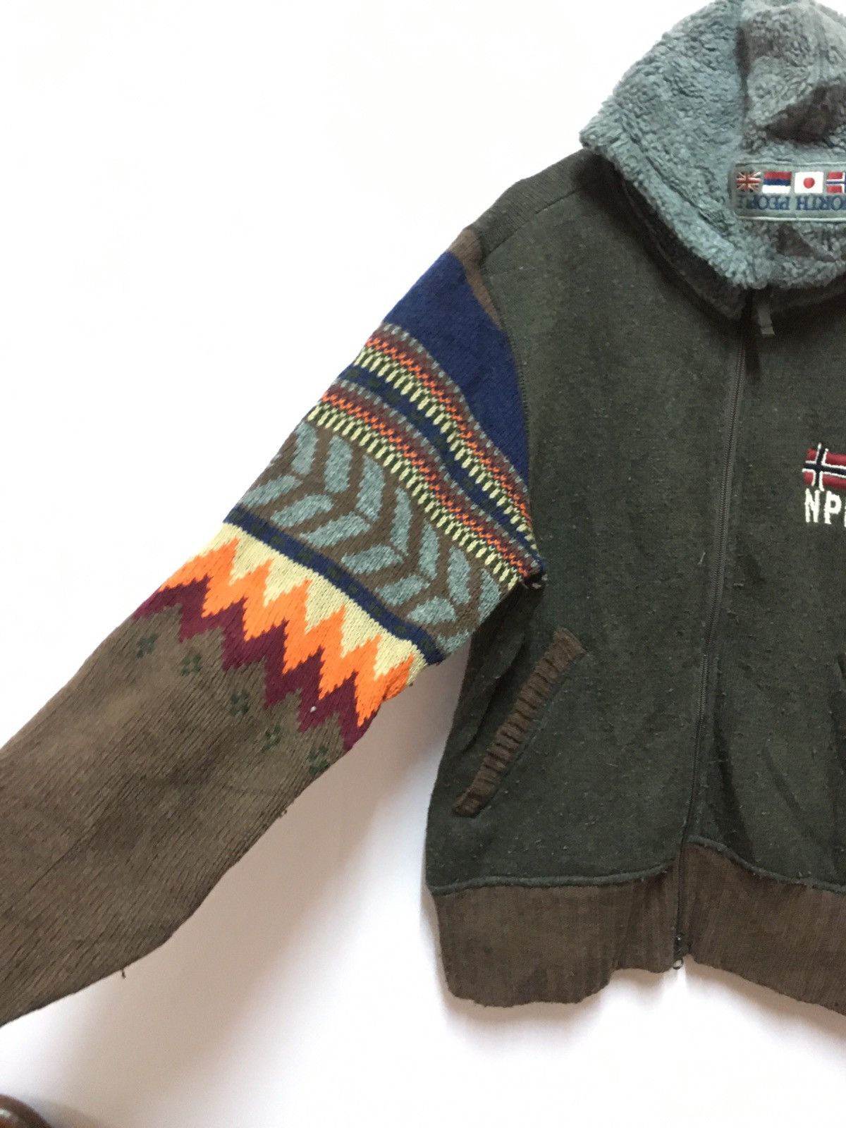 Napapijri Napajiri sherpa hoodies sleeve pattern Size US S / EU 44-46 / 1 - 6 Thumbnail