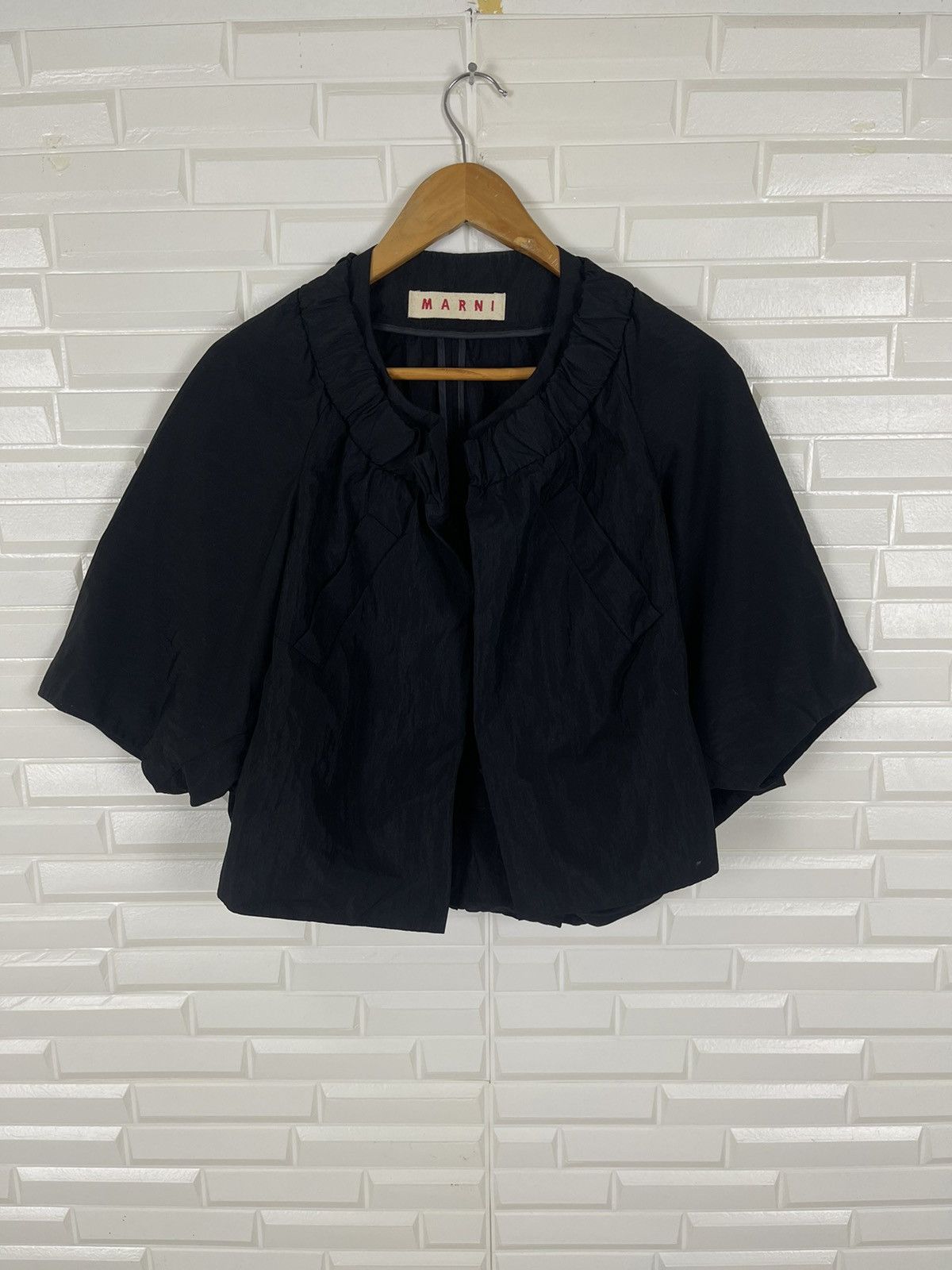 Marni Black MARNI Jacket Avant-Garde Size US XS / EU 42 / 0 - 6 Thumbnail