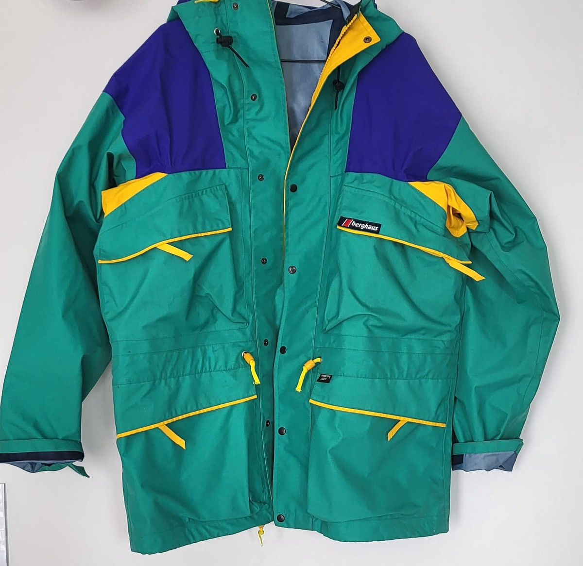 Pull Polaire Vintage Berghaus Polartec - Homme Taille XL - Rouge