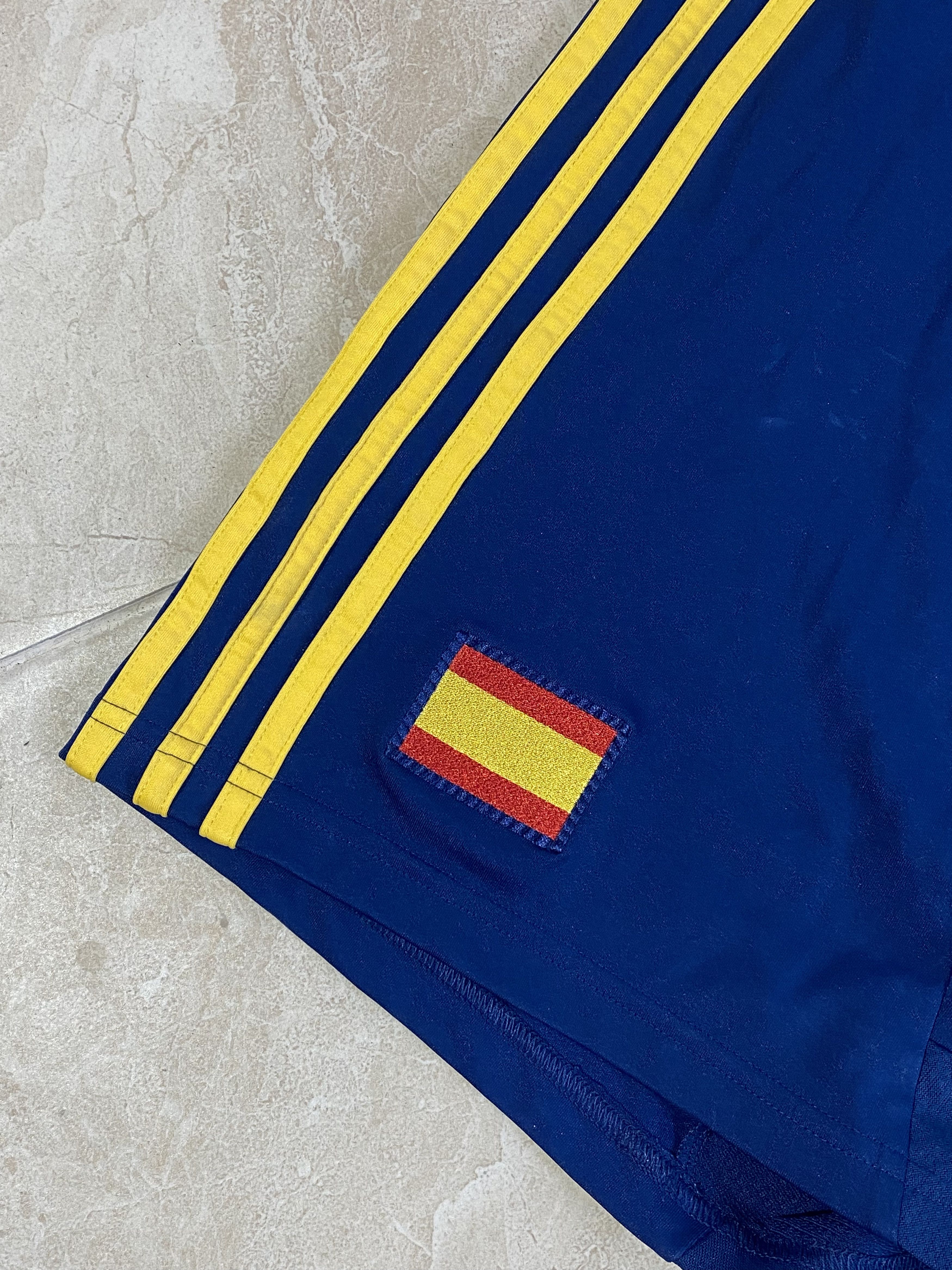 Adidas 🔥 Vintage ADIDAS CLIMACOOL SPAIN SHORTS Y2K FOOTBALL VIBES Size US 34 / EU 50 - 4 Thumbnail