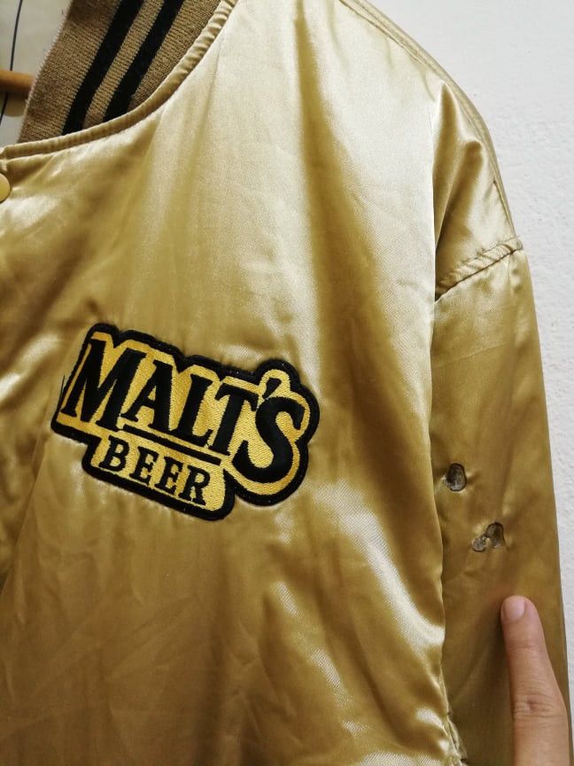 All Sport Rare Malt's Beer Reversible Casual Jacket (c29) Size US L / EU 52-54 / 3 - 2 Thumbnail