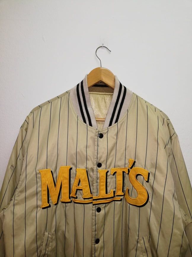 All Sport Rare Malt's Beer Reversible Casual Jacket (c29) Size US L / EU 52-54 / 3 - 7 Thumbnail