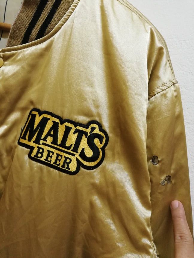 All Sport Rare Malt's Beer Reversible Casual Jacket (c29) Size US L / EU 52-54 / 3 - 4 Thumbnail
