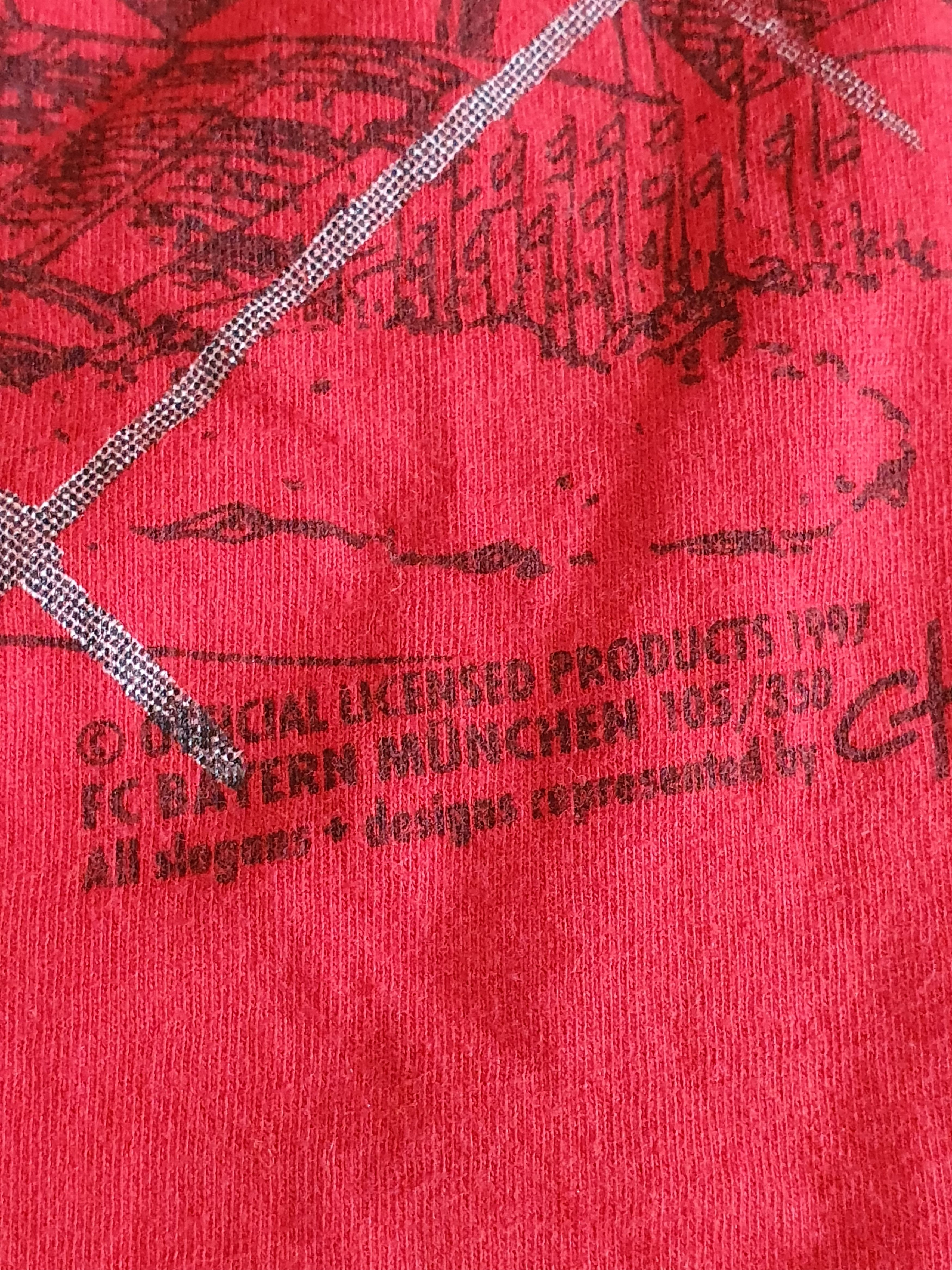 Vintage Bayern Munchen We Are The Champions Vtg 1997 double sided XL Size US XL / EU 56 / 4 - 5 Thumbnail