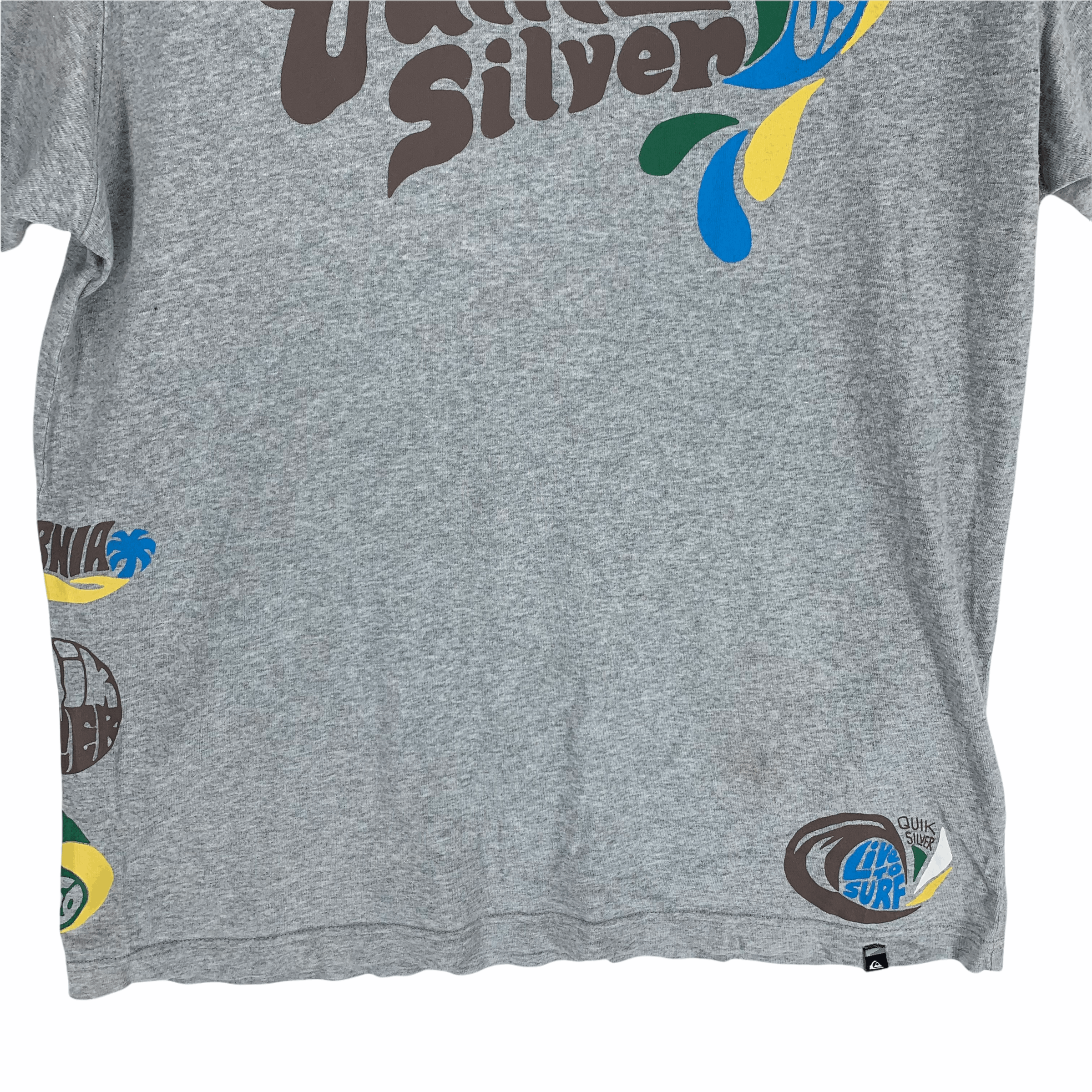 Quiksilver Quiksilver Big Logo Tees #3203-115 Size US L / EU 52-54 / 3 - 3 Thumbnail