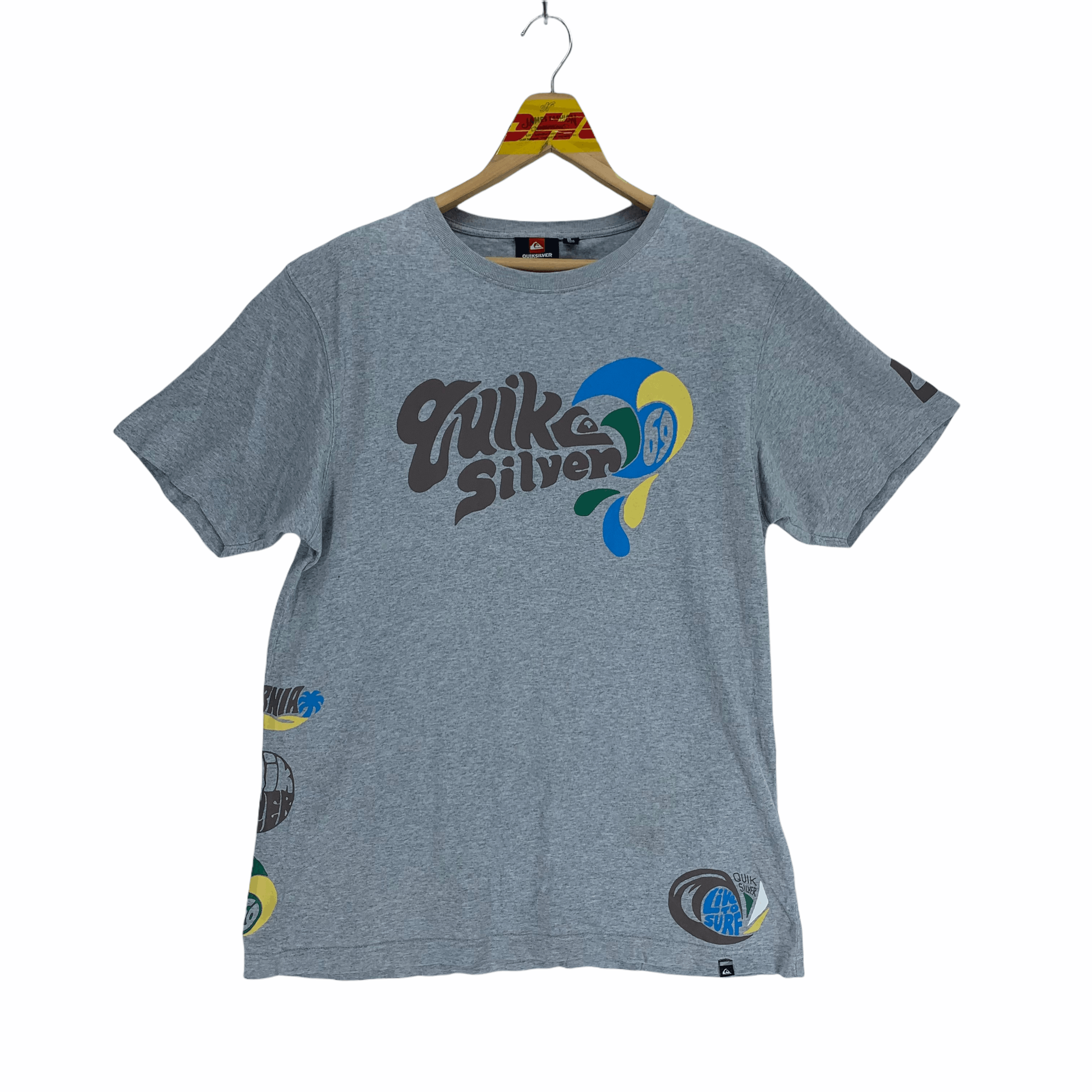 Quiksilver Quiksilver Big Logo Tees #3203-115 Size US L / EU 52-54 / 3 - 1 Thumbnail