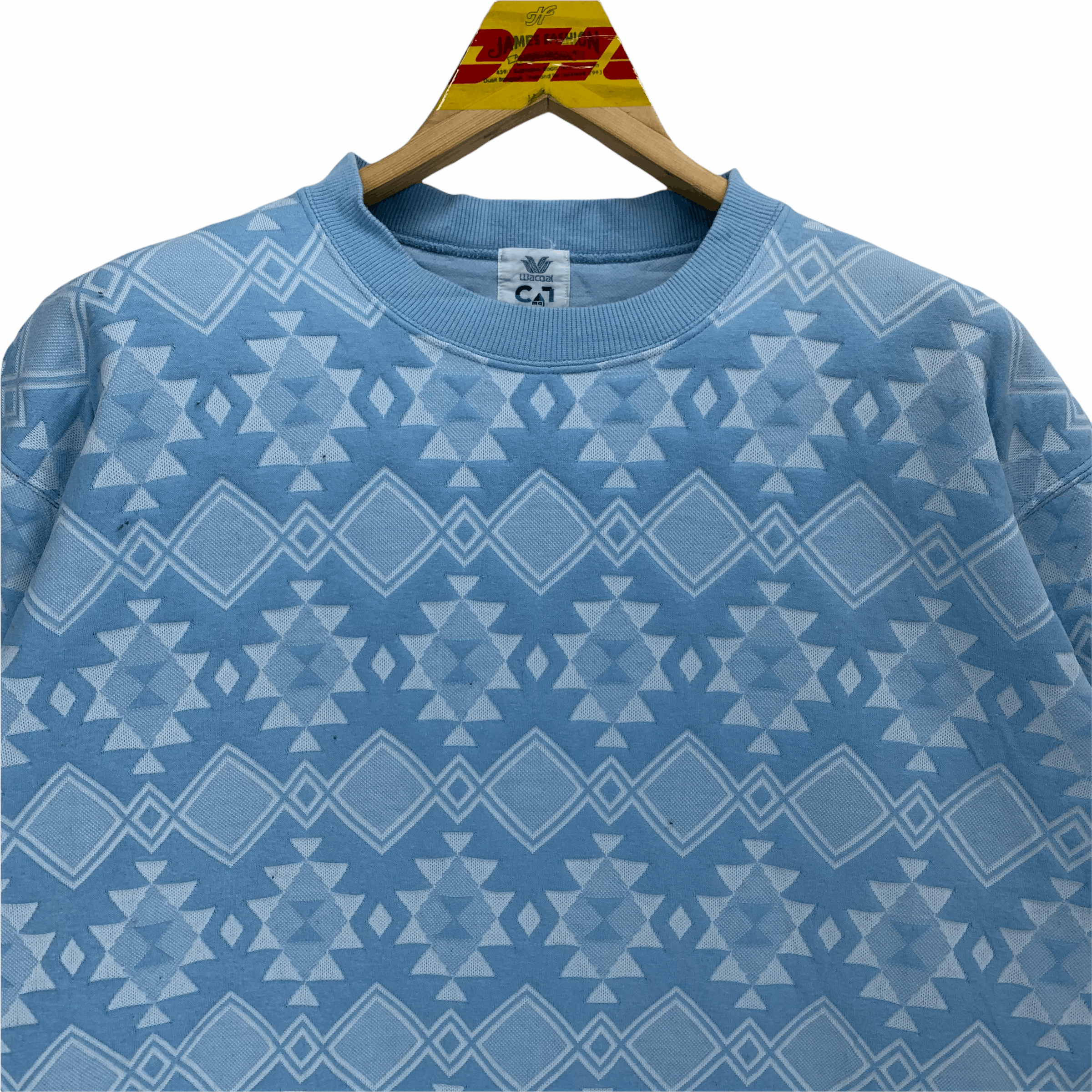 Vintage Wacoal For Men Abstract Design Sweatshirts #3148-115 Size US L / EU 52-54 / 3 - 2 Thumbnail