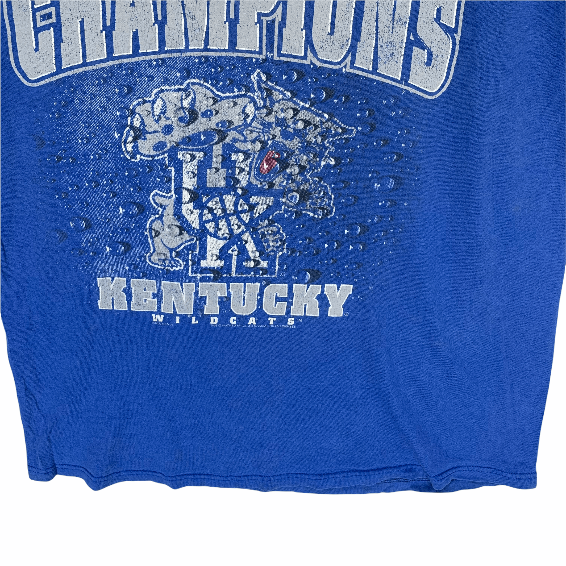 Lee 98' NCAA Kentucky Wildcats Big Logo Tees #3137-115 Size US L / EU 52-54 / 3 - 4 Thumbnail