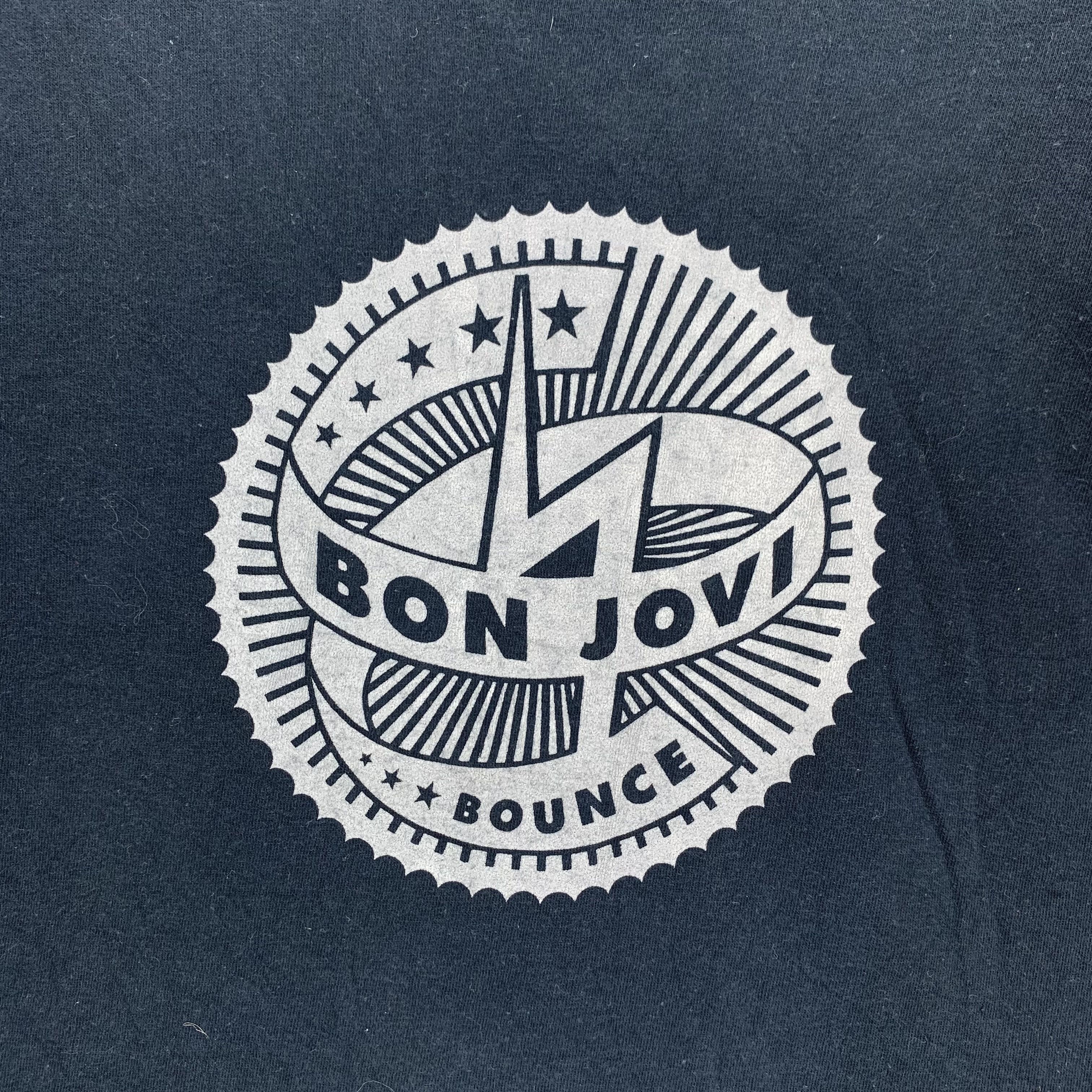 Bon Jovi Y2K Vintage Bon Jovi Big Logo World Your Tees #3126-115 Size S / US 4 / IT 40 - 3 Thumbnail