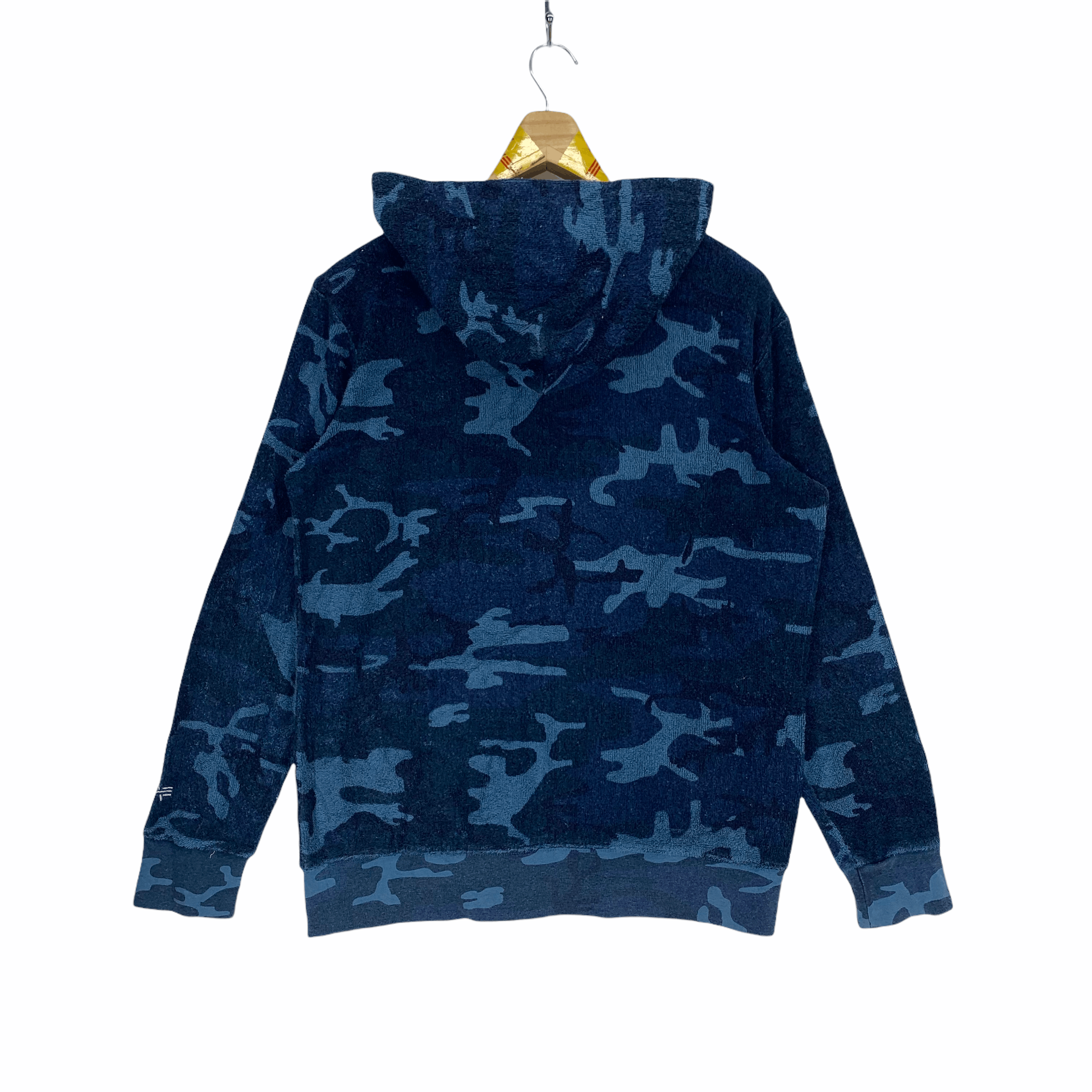 Alpha Industries Alpha Industries Blue Camo Zipper Fleece Hoodies #3120-115 Size US XL / EU 56 / 4 - 7 Thumbnail