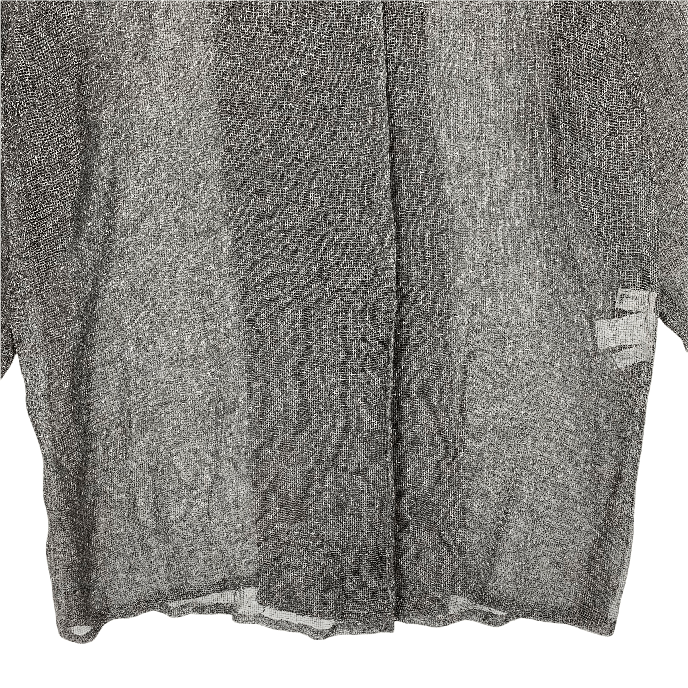 Japanese Brand Christian Aujard Paris Liberte Full Mesh Cardigan #3486-116 Size L / US 10 / IT 46 - 3 Thumbnail