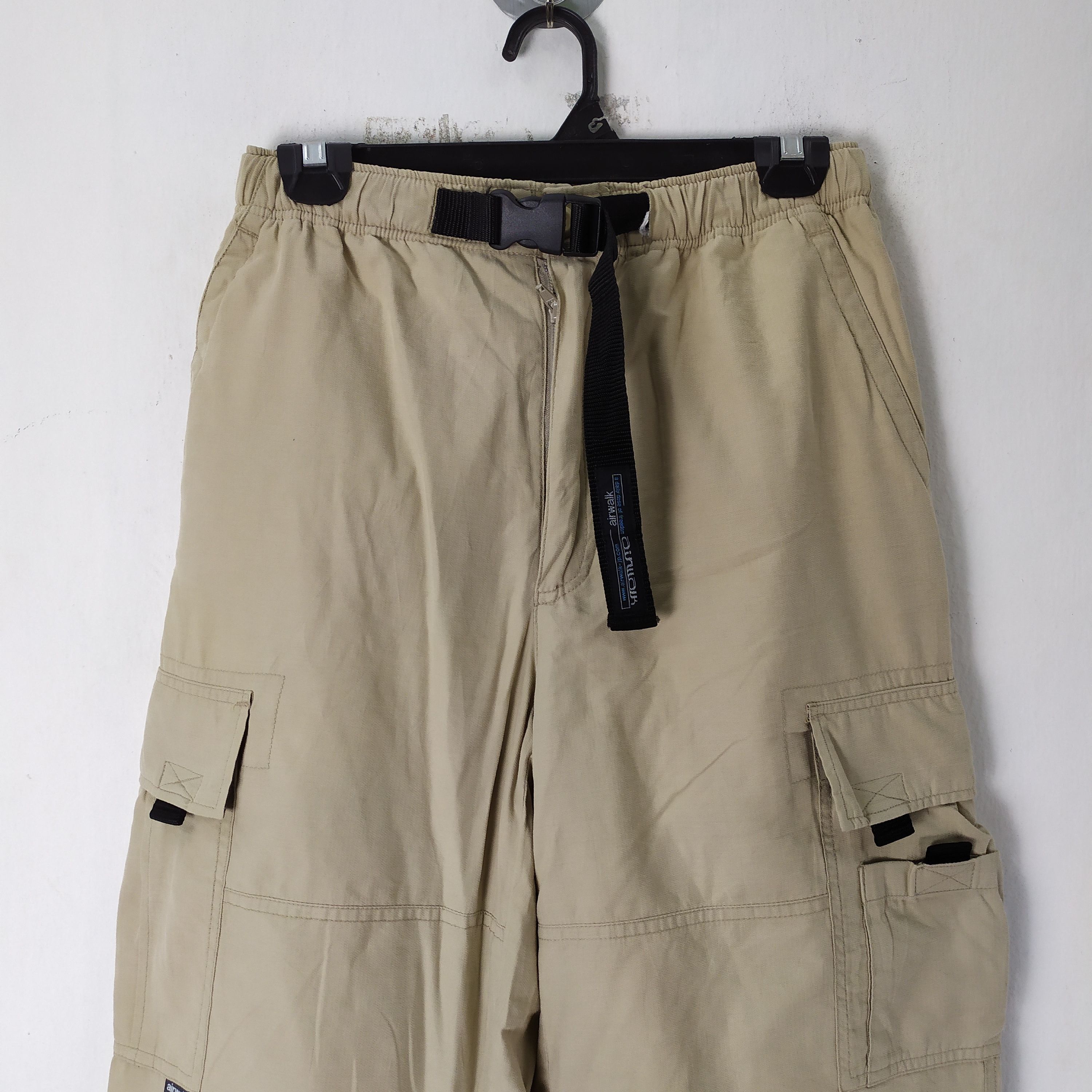Airwalk AIRWALK BAGGY CARGO PANTS TACTICAL PANTS Size US 28 / EU 44 - 2 Thumbnail
