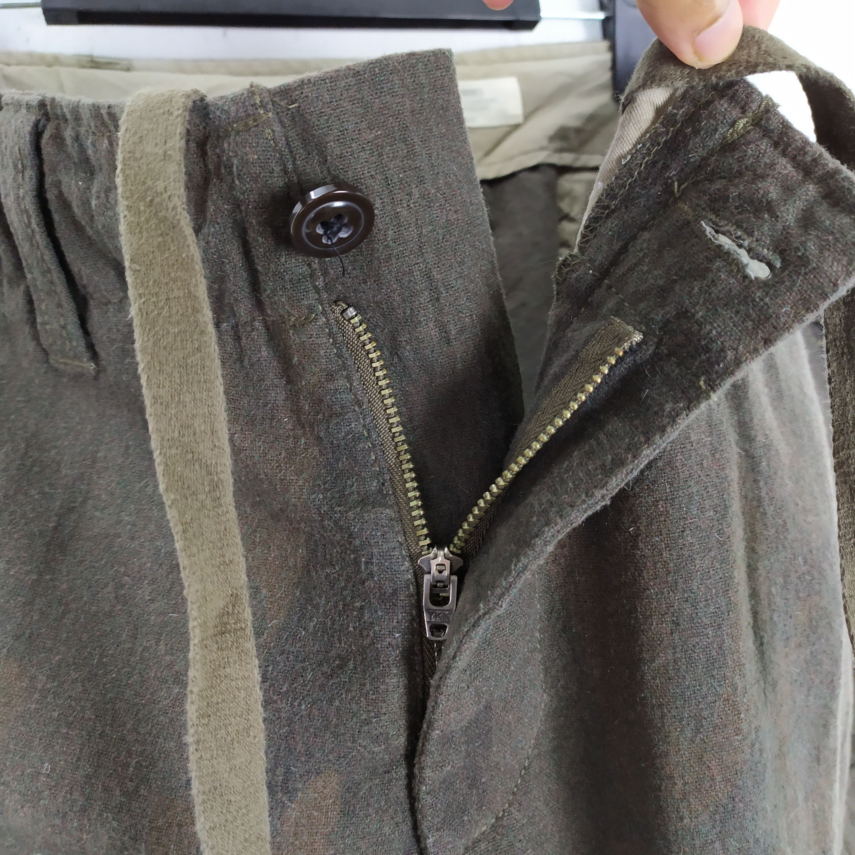 Japanese Brand BACK NUMBER WOOL CARGO PANTS Size US 30 / EU 46 - 17 Thumbnail