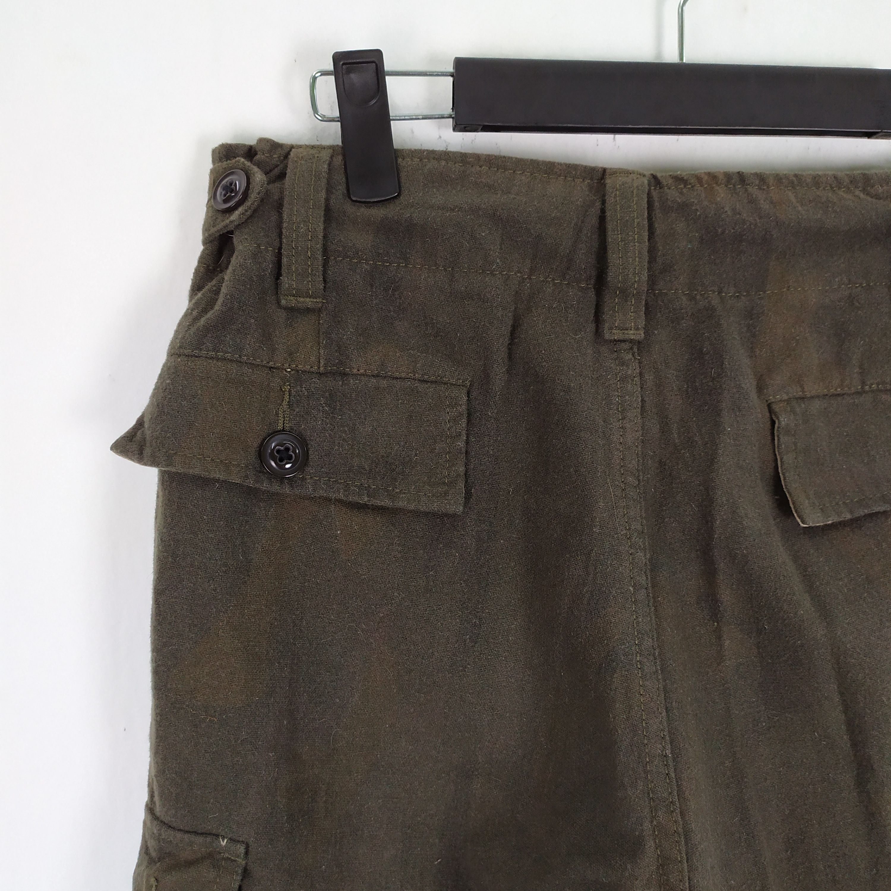 Japanese Brand BACK NUMBER WOOL CARGO PANTS Size US 30 / EU 46 - 15 Thumbnail