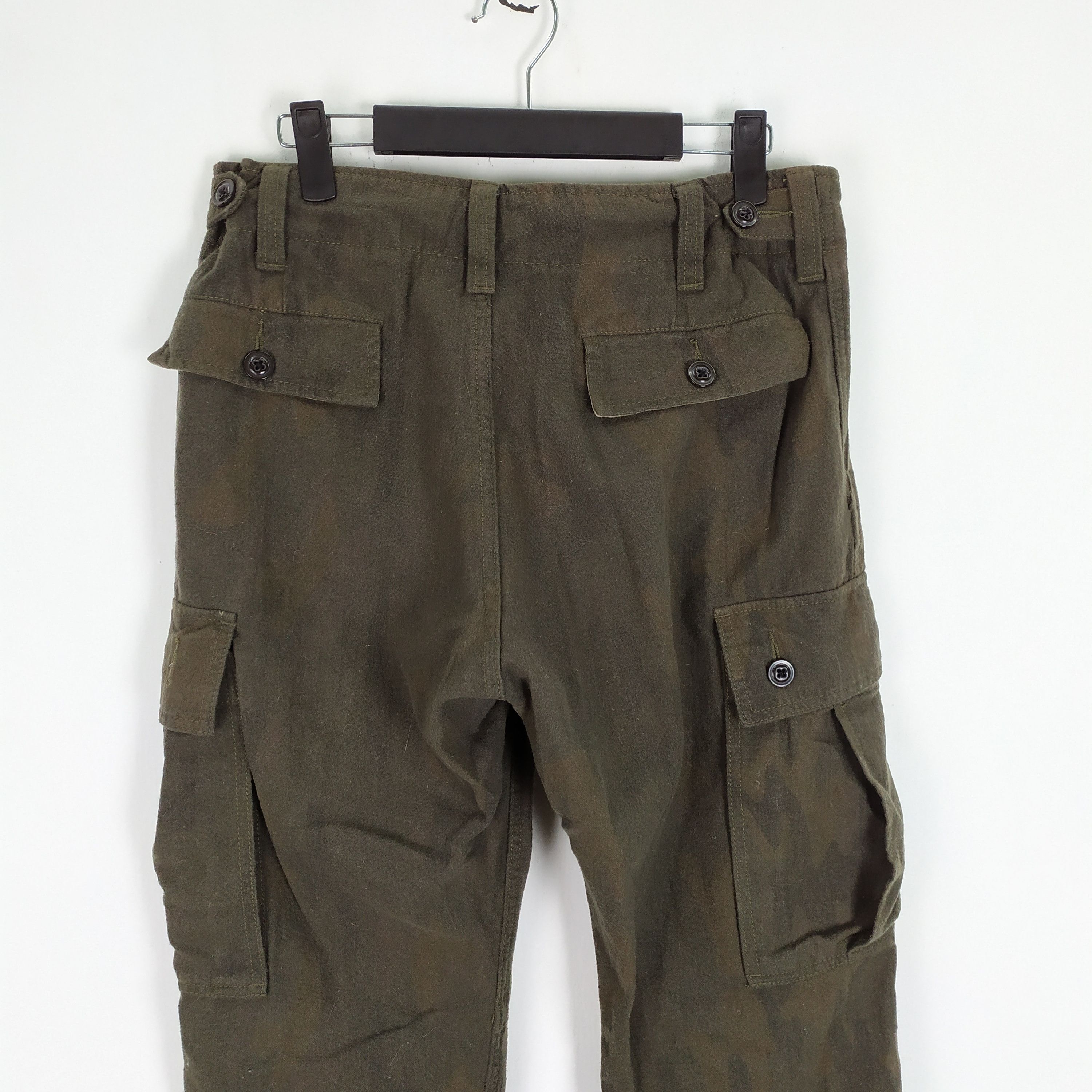 Japanese Brand BACK NUMBER WOOL CARGO PANTS Size US 30 / EU 46 - 13 Thumbnail