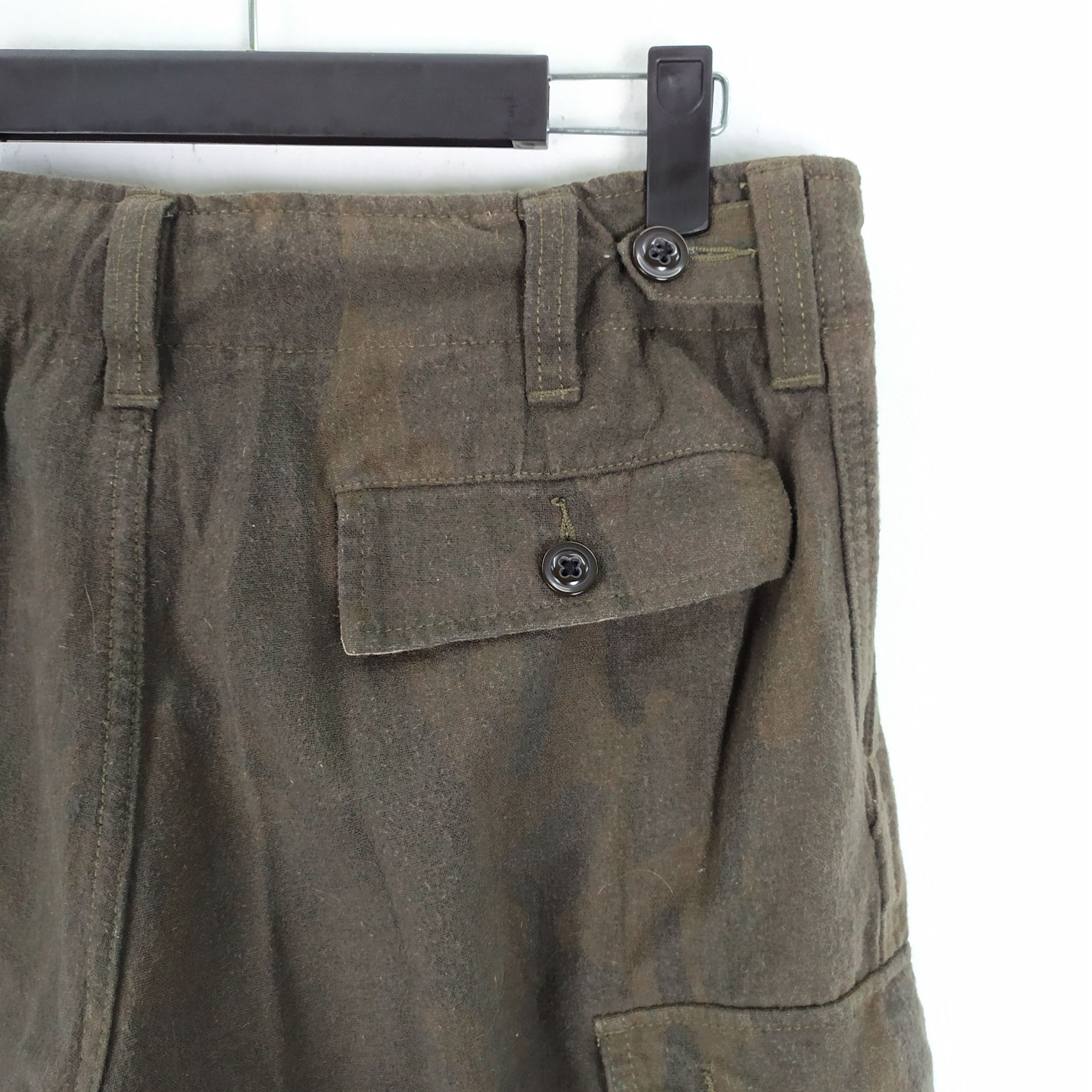 Japanese Brand BACK NUMBER WOOL CARGO PANTS Size US 30 / EU 46 - 14 Thumbnail