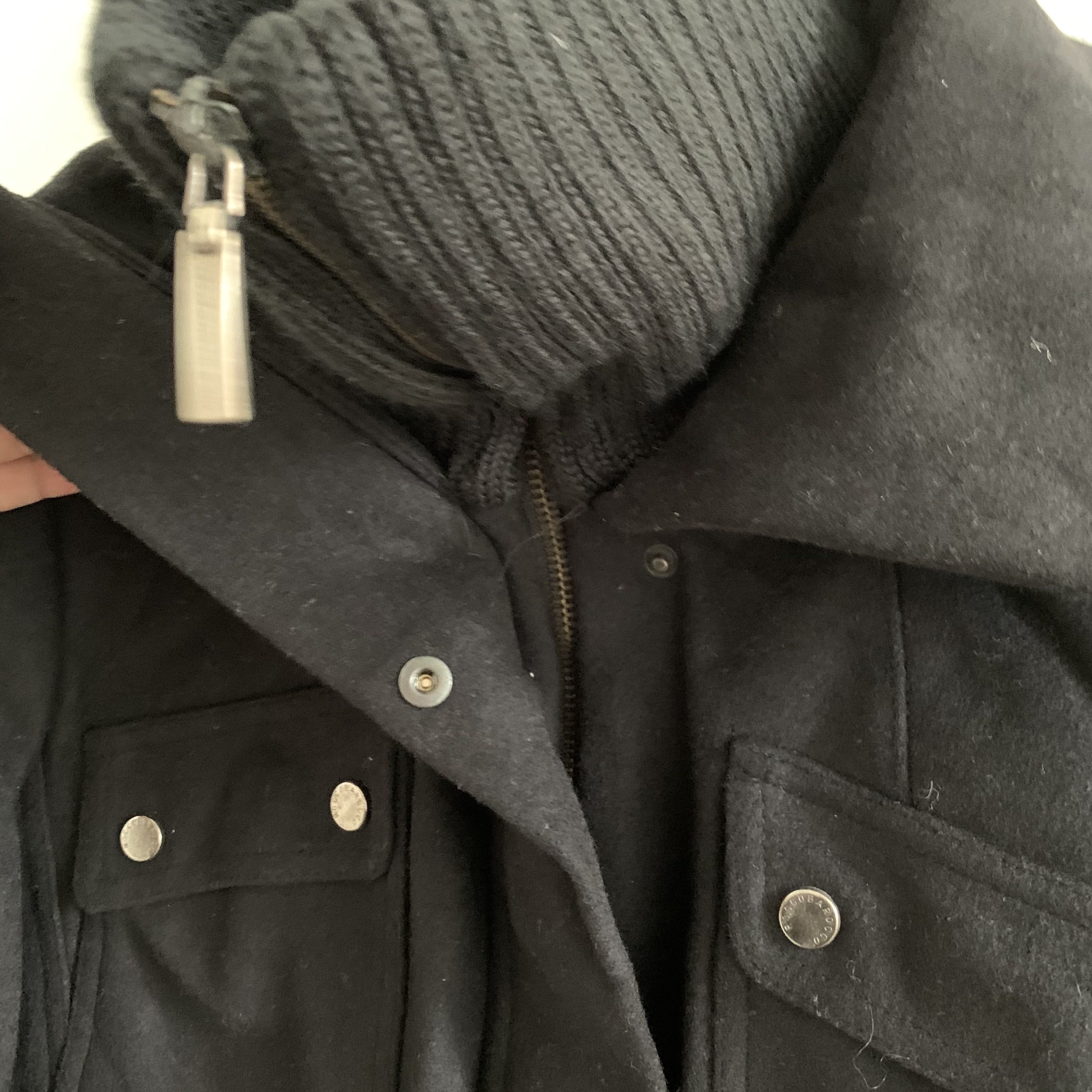Japanese Brand ROCCO BAROCCO Jeans Made in Italy Wool Long Coat #3257-116 Size US S / EU 44-46 / 1 - 7 Thumbnail
