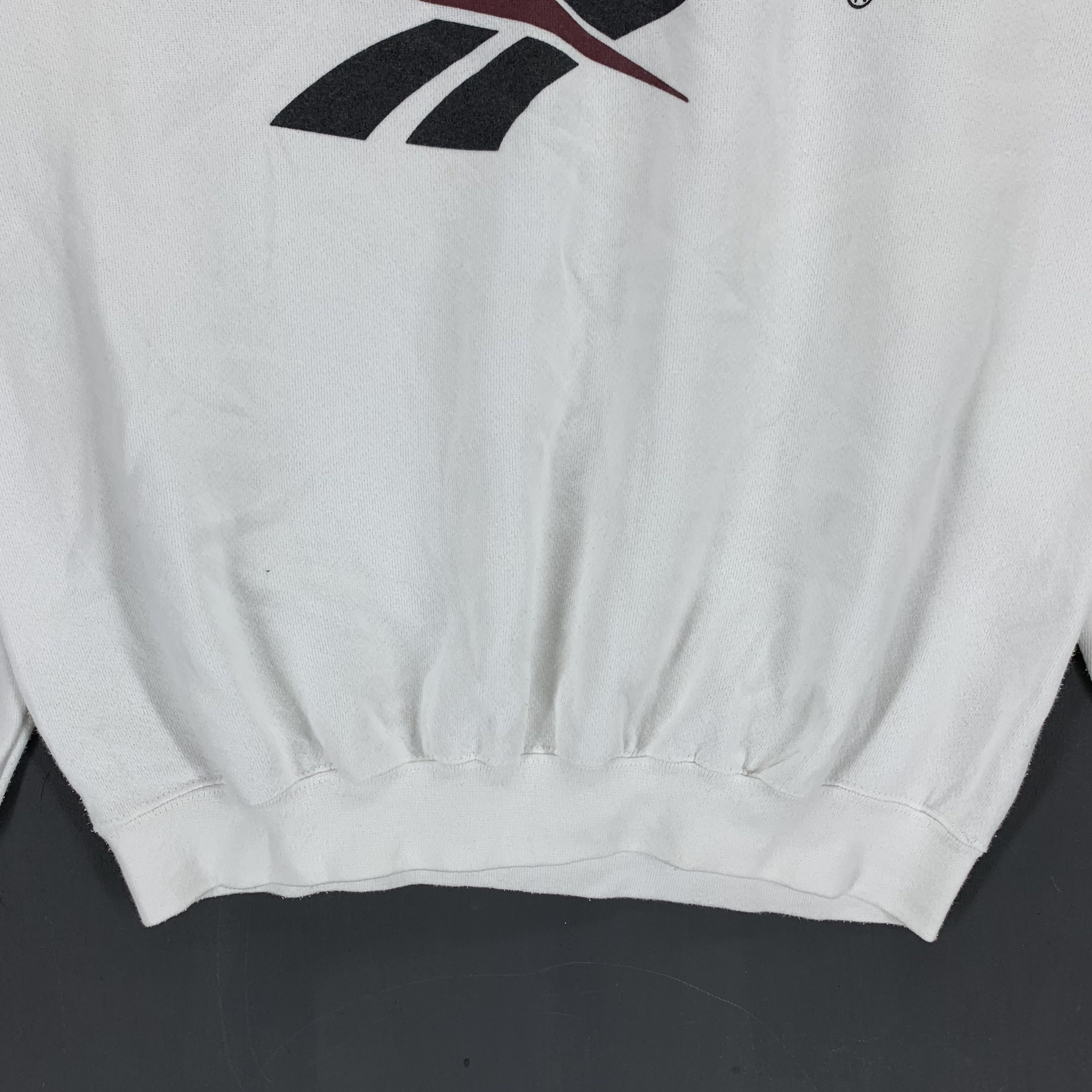 Reebok 90's Reebok Big Logo Made in USA Sweatshirts #3291-117 Size US L / EU 52-54 / 3 - 4 Thumbnail