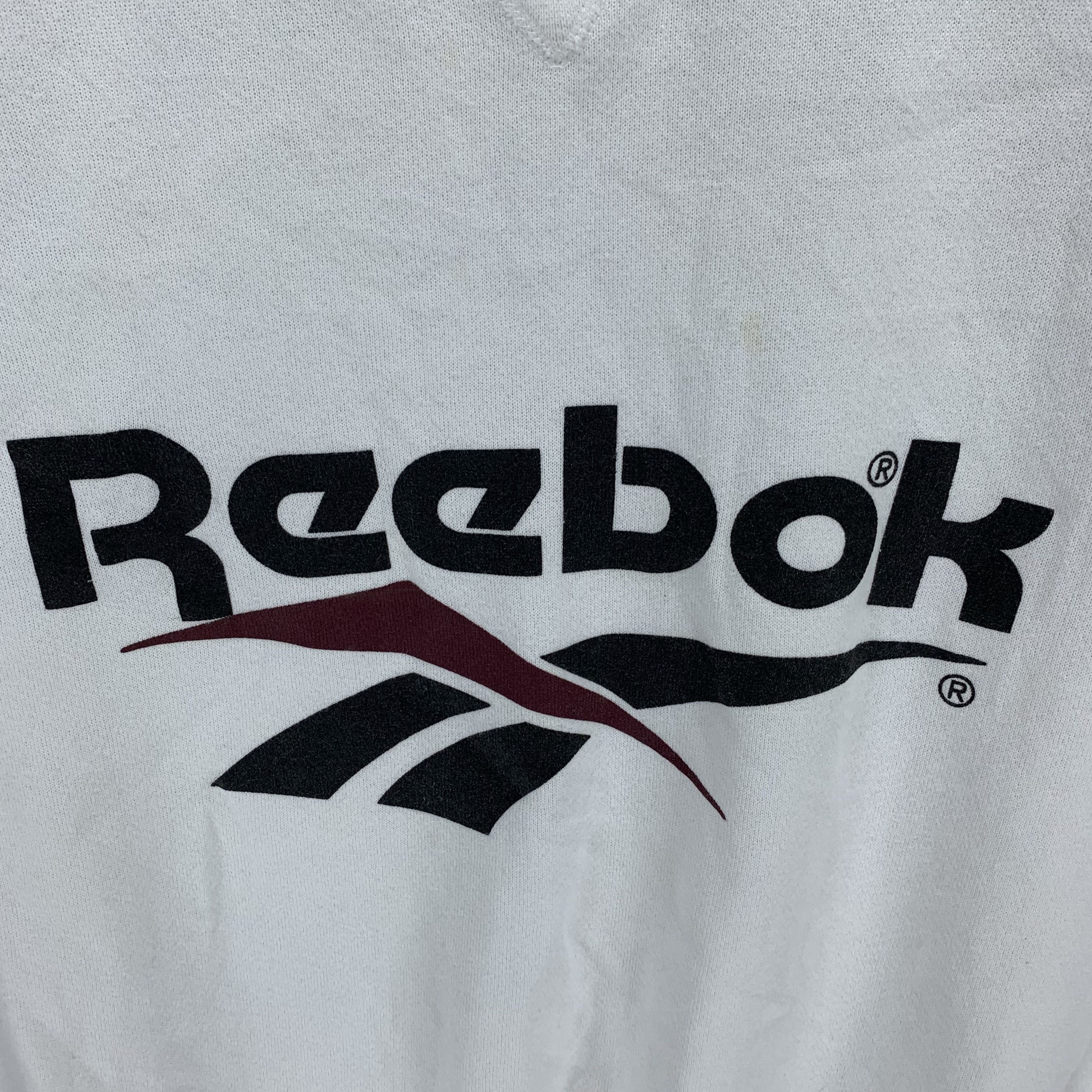 Reebok 90's Reebok Big Logo Made in USA Sweatshirts #3291-117 Size US L / EU 52-54 / 3 - 3 Thumbnail
