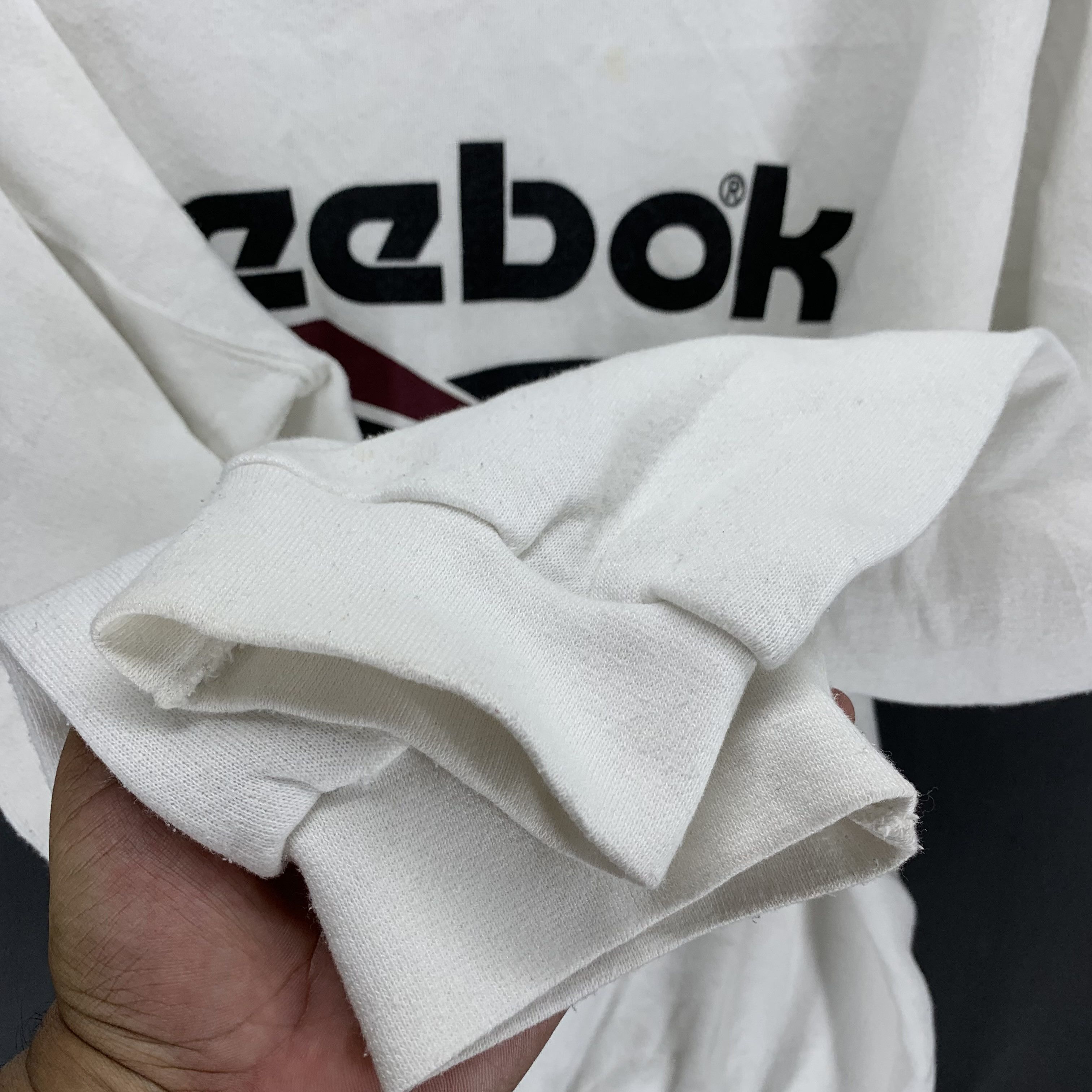 Reebok 90's Reebok Big Logo Made in USA Sweatshirts #3291-117 Size US L / EU 52-54 / 3 - 5 Thumbnail