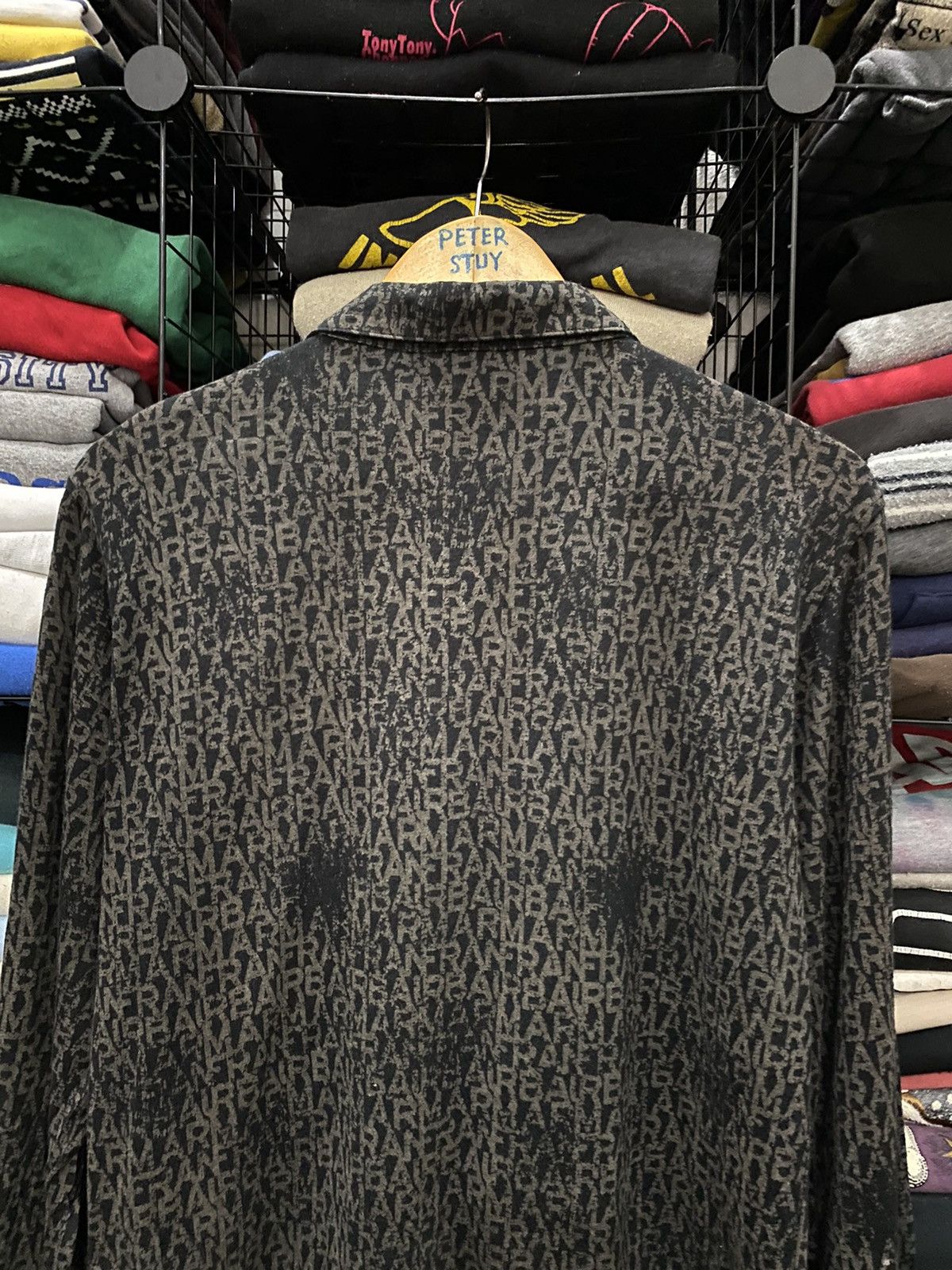 Marithe + Francois Girbaud Marithe Francois Girboud over printed zipper collar Jacket Size US L / EU 52-54 / 3 - 7 Thumbnail