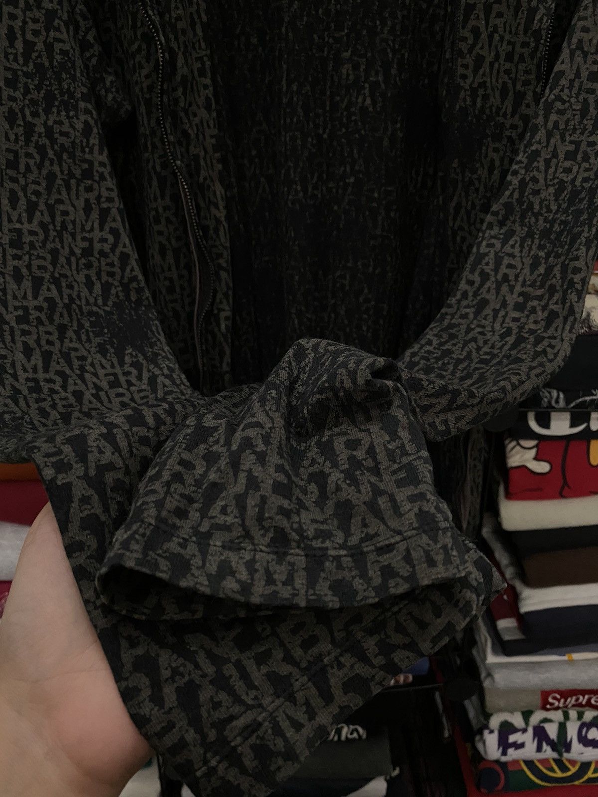 Marithe + Francois Girbaud Marithe Francois Girboud over printed zipper collar Jacket Size US L / EU 52-54 / 3 - 10 Thumbnail