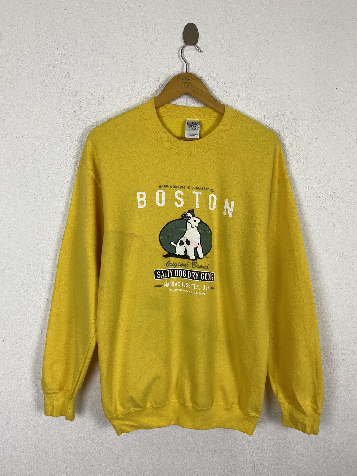 Gildan × Vintage VINTAGE BOSTON SWEATER Size US M / EU 48-50 / 2 - 2 Thumbnail