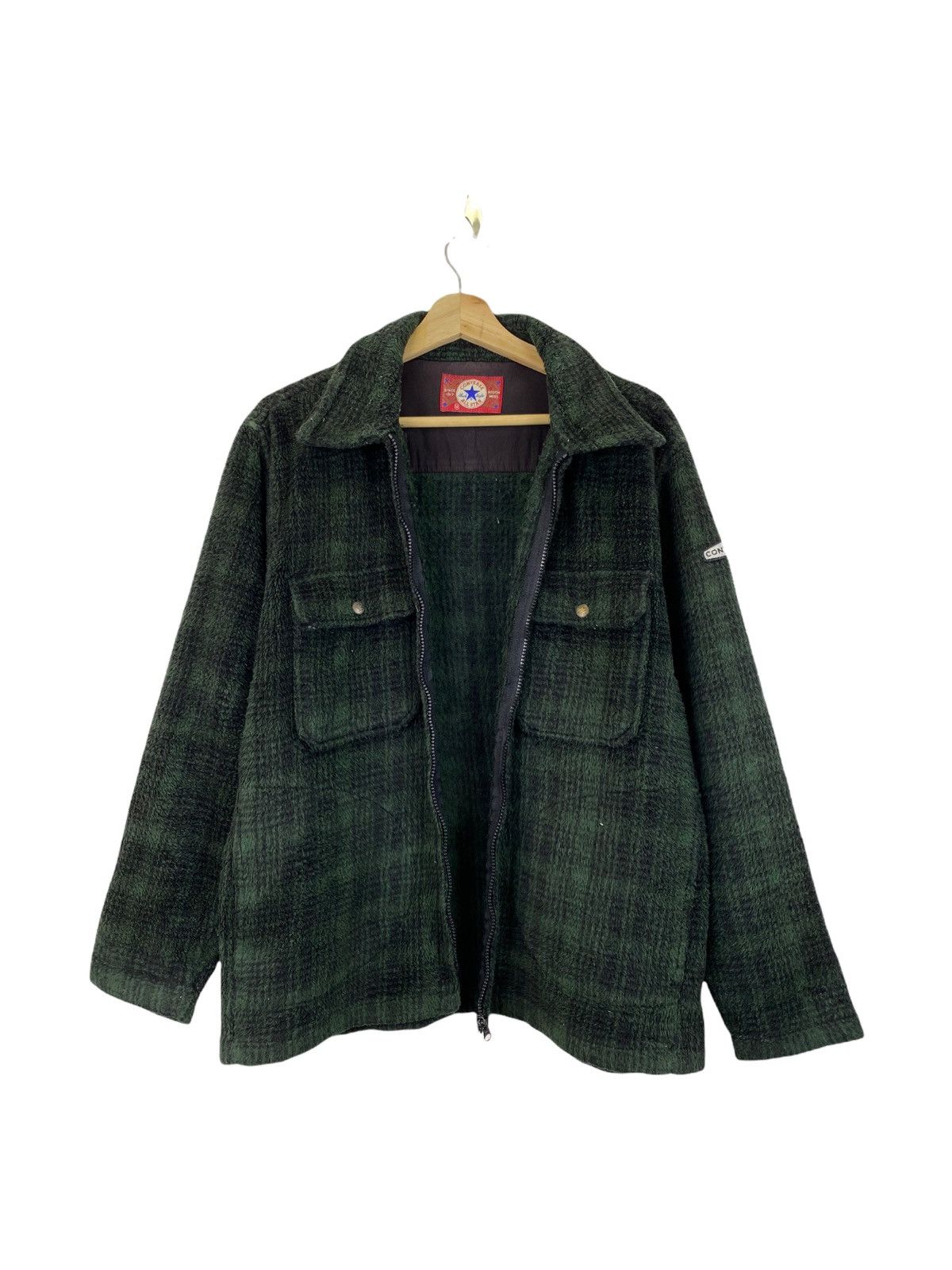 Converse × Vintage 🔥Vintage converse fleece jacket Size US M / EU 48-50 / 2 - 3 Thumbnail