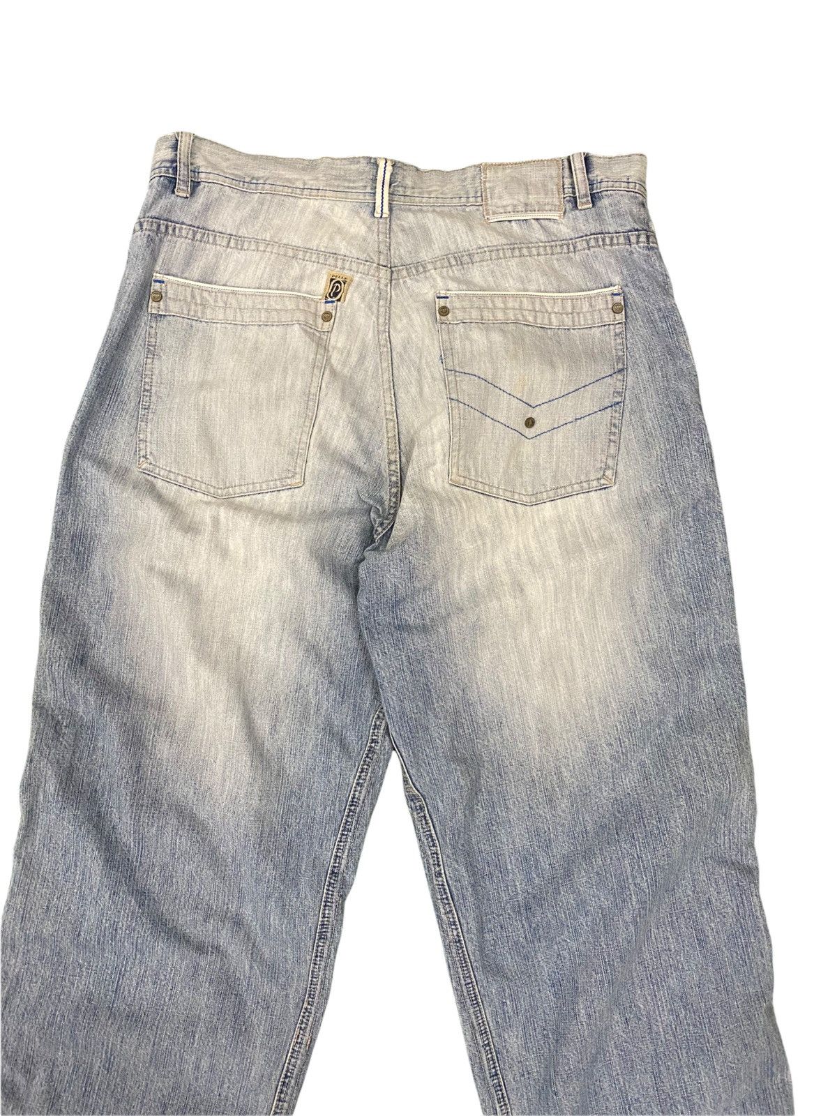 Pelle Pelle × Vintage Vintage pelle pelle distress jeans Size US 36 / EU 52 - 5 Thumbnail