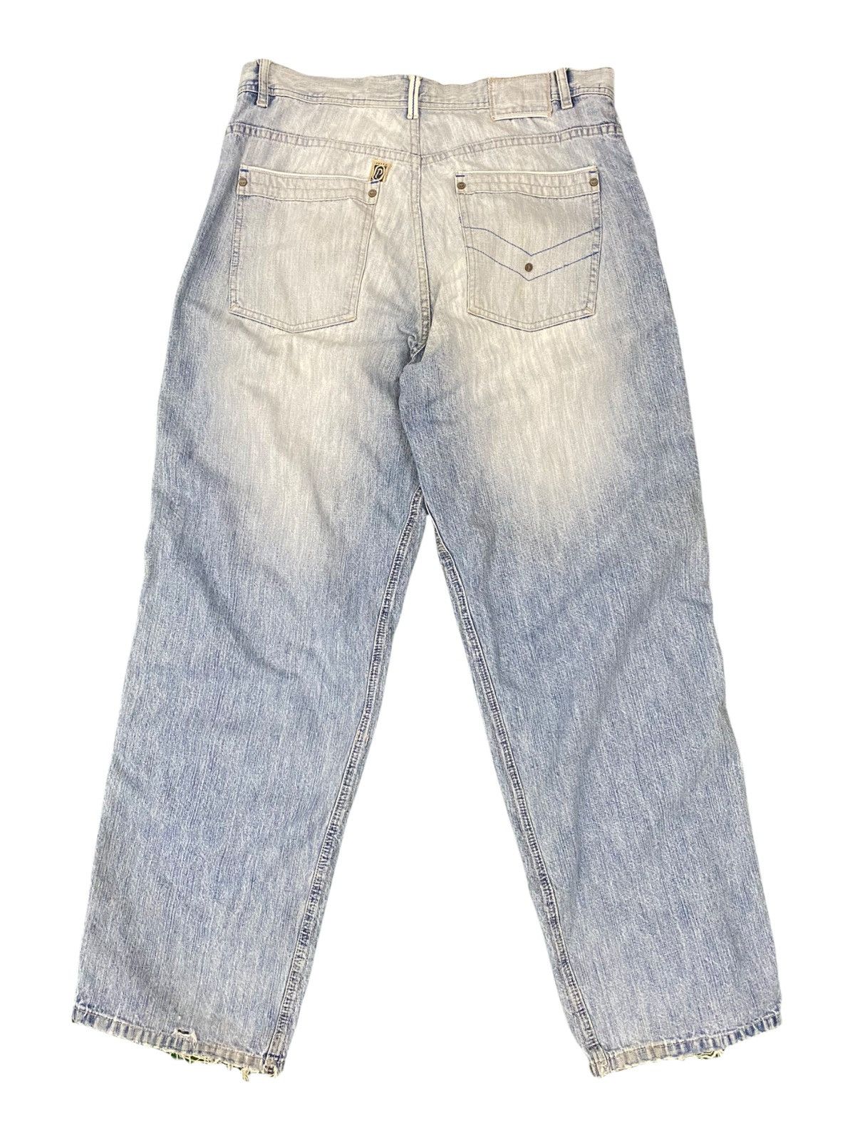 Pelle Pelle × Vintage Vintage pelle pelle distress jeans Size US 36 / EU 52 - 2 Thumbnail