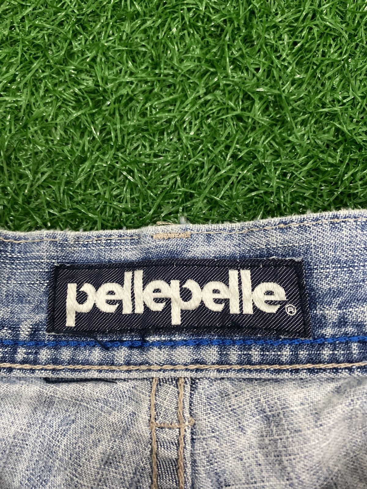 Pelle Pelle × Vintage Vintage pelle pelle distress jeans Size US 36 / EU 52 - 8 Thumbnail