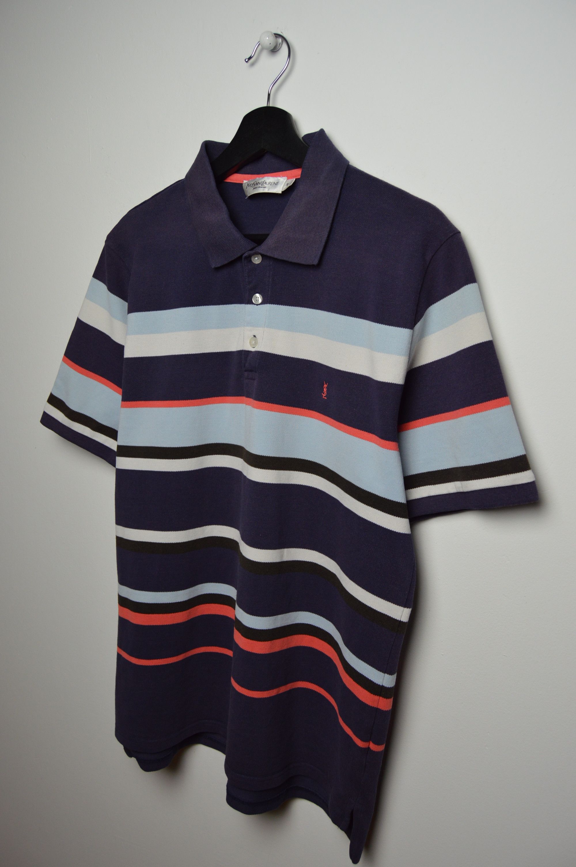 Yves Saint Laurent ysl polo vintage slp Size US L / EU 52-54 / 3 - 3 Thumbnail