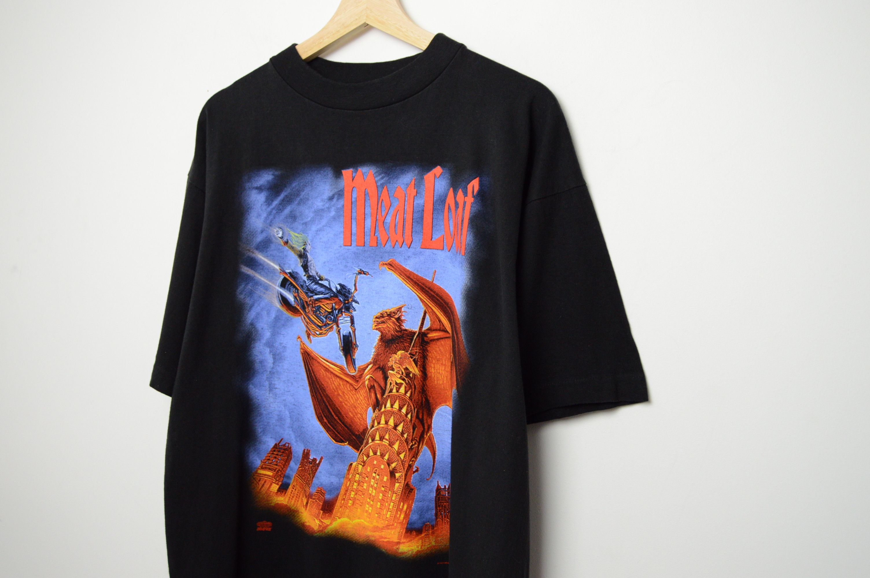 Band Tees 1993 meat loaf single stitch t shirt Size US XL / EU 56 / 4 - 2 Thumbnail