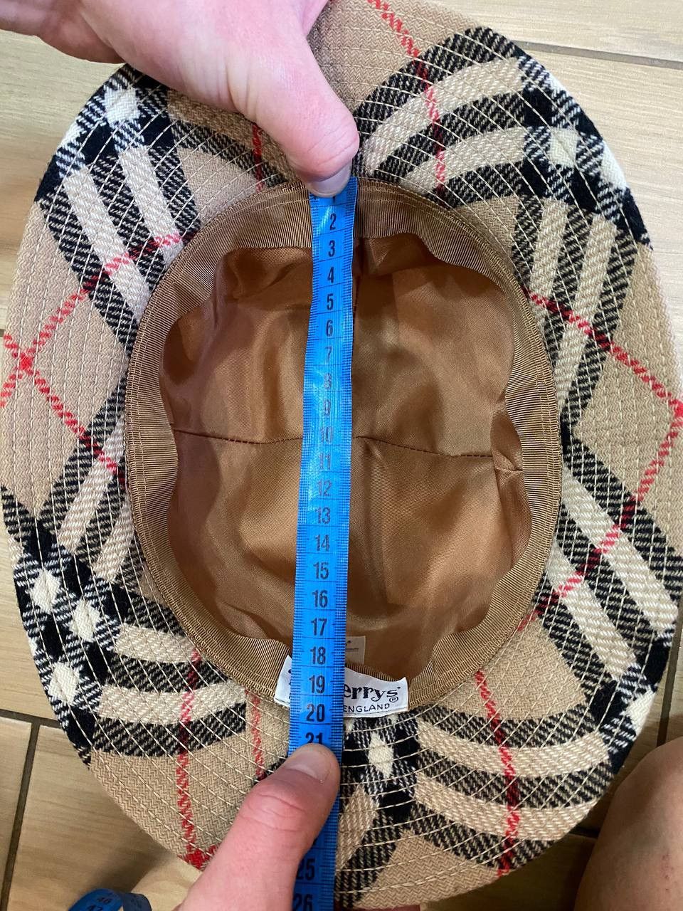 Burberry Burberry Vintage Women's Wool Check Bucket Hat Panama Size ONE SIZE - 14 Thumbnail