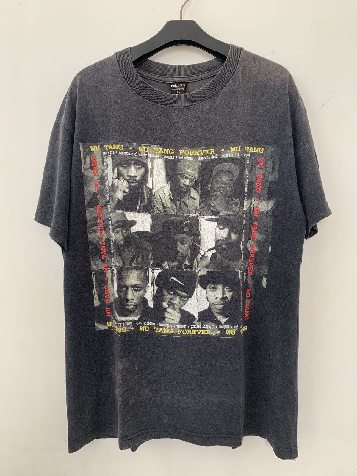 Rap Tees × Vintage × Wu Tang Clan Vintage 90s Wu-Tang Clan Forever 