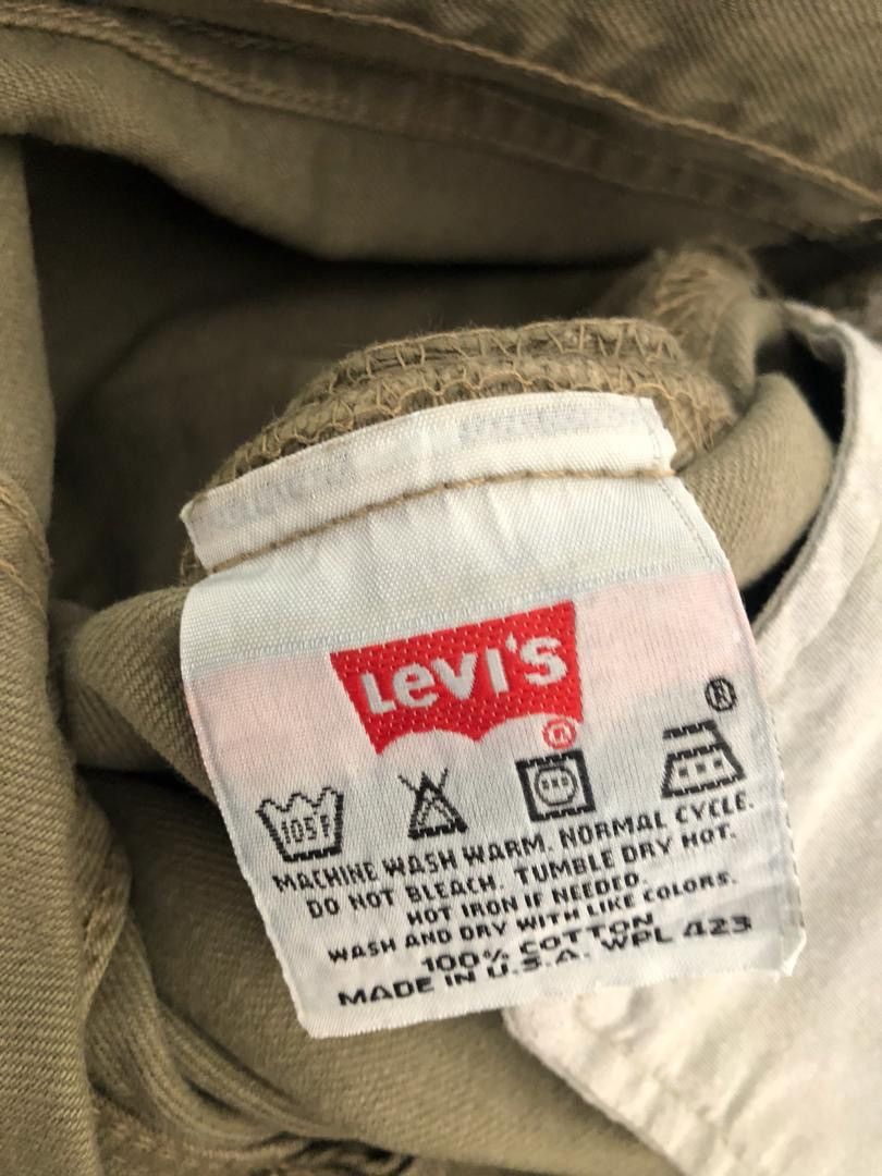 Levi's × Vintage Vintage 90s Levi’s 501 Made in USA Green Denim Size US 30 / EU 46 - 11 Thumbnail