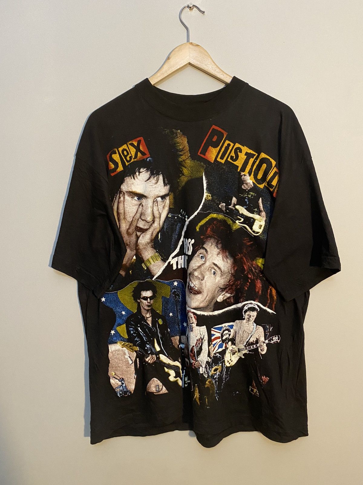 Vintage 90s Sex Pistols Kiss This Vintage Empire Punk Band Tshirt | Grailed