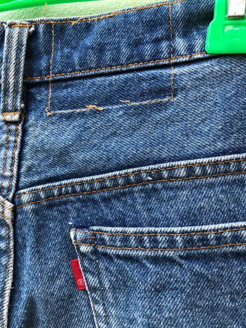Levi's × Vintage Vintage 70s Levi’s R Tab Released Hem Denim Flare Jeans Size US 32 / EU 48 - 12 Thumbnail
