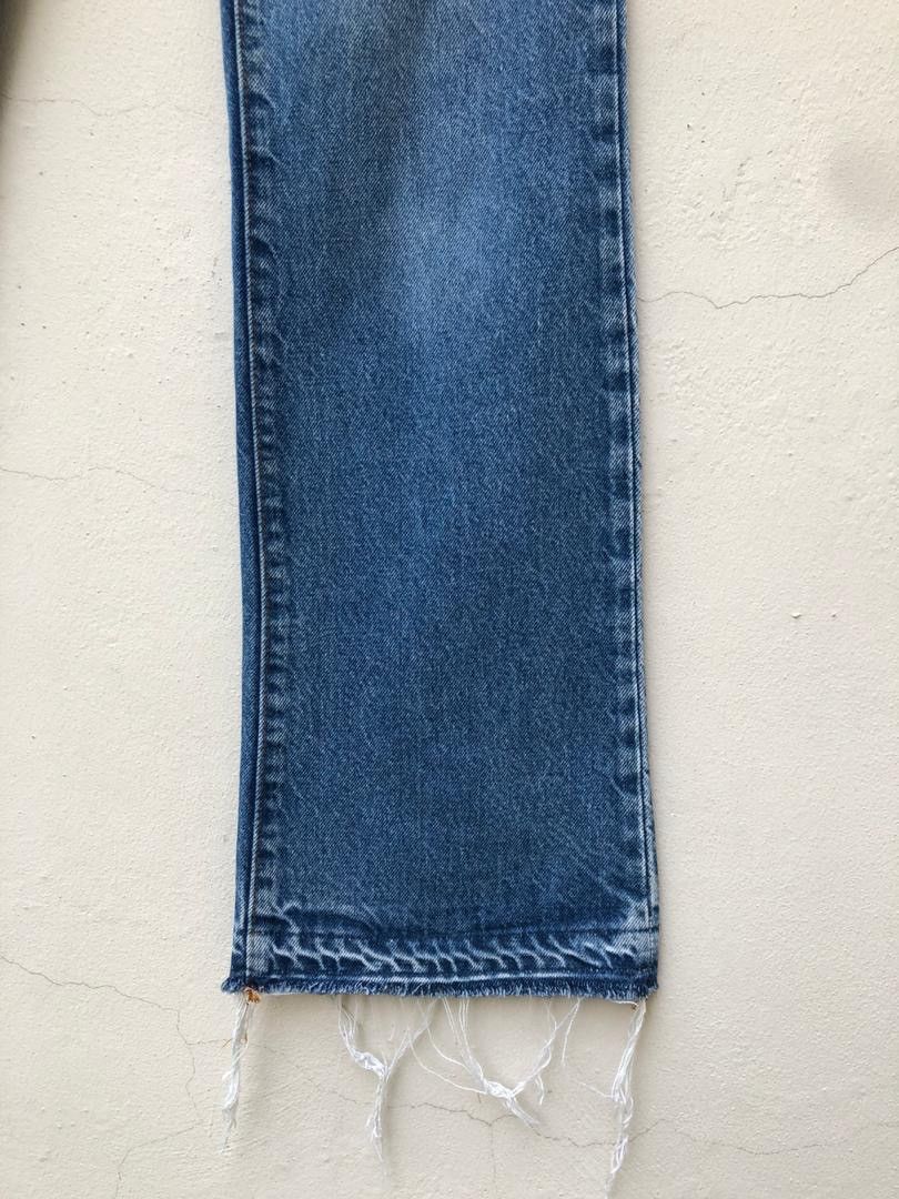 Levi's × Vintage Vintage 70s Levi’s R Tab Released Hem Denim Flare Jeans Size US 32 / EU 48 - 9 Thumbnail