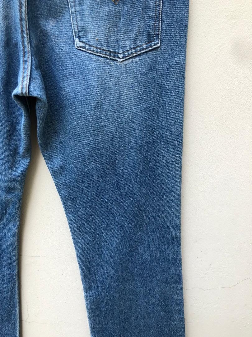 Levi's × Vintage Vintage 70s Levi’s R Tab Released Hem Denim Flare Jeans Size US 32 / EU 48 - 15 Thumbnail