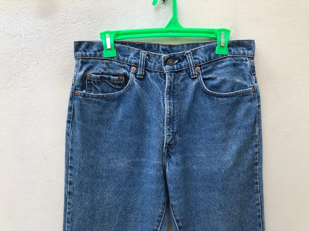 Levi's × Vintage Vintage 70s Levi’s R Tab Released Hem Denim Flare Jeans Size US 32 / EU 48 - 2 Thumbnail